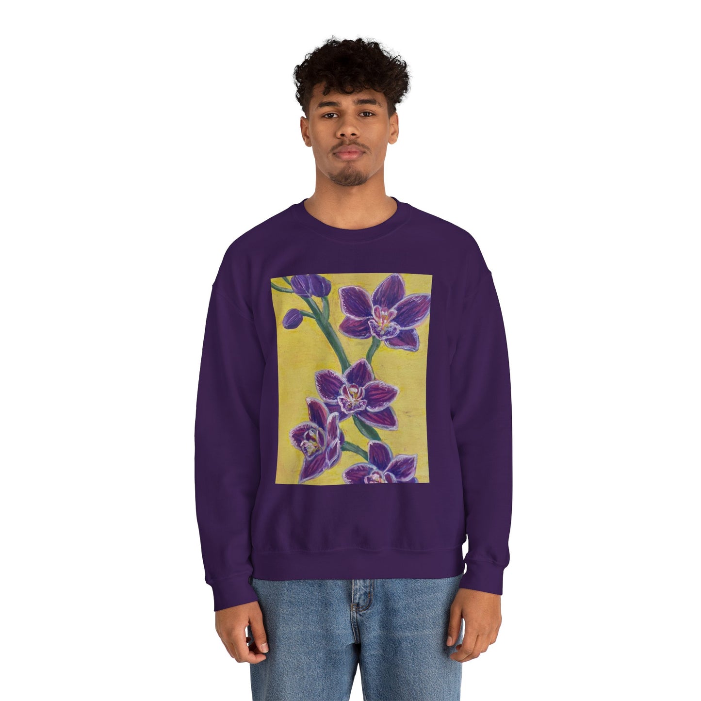 "Orchids" Crewneck - Gildan