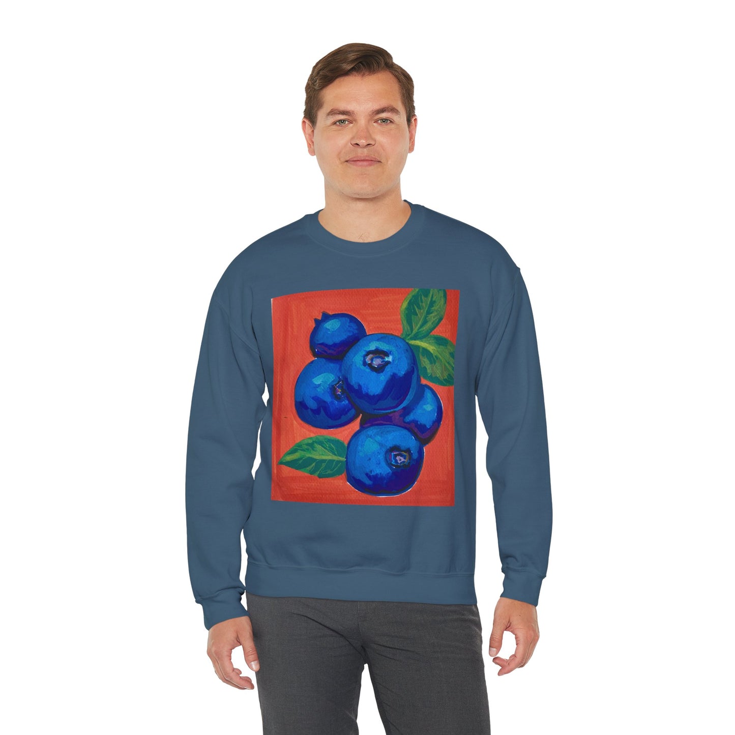 "Blueberries" Crewneck - Gildan