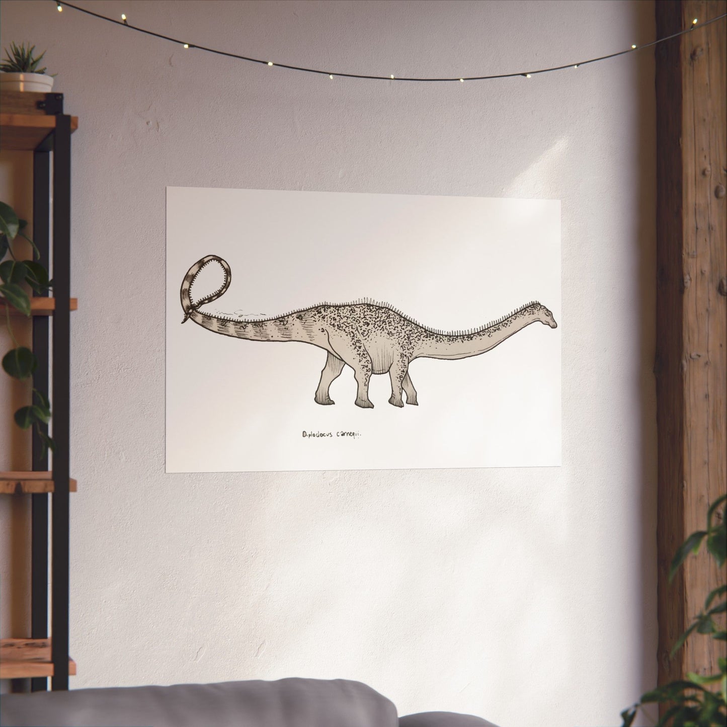 "Diplodocus Carnegii" Poster Print