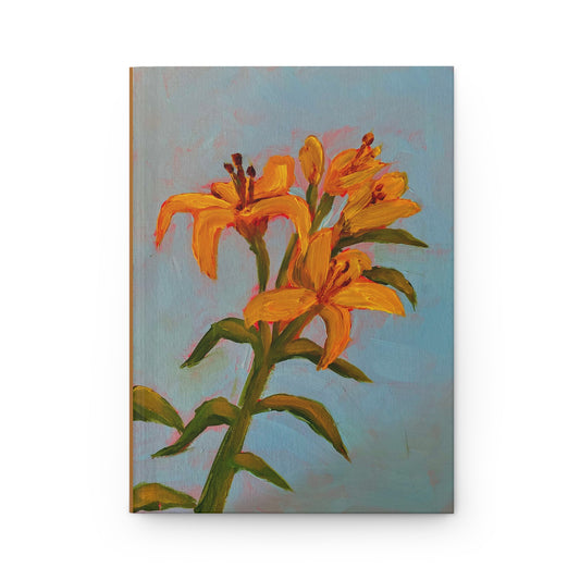 "Lilies" Hardcover Notebook