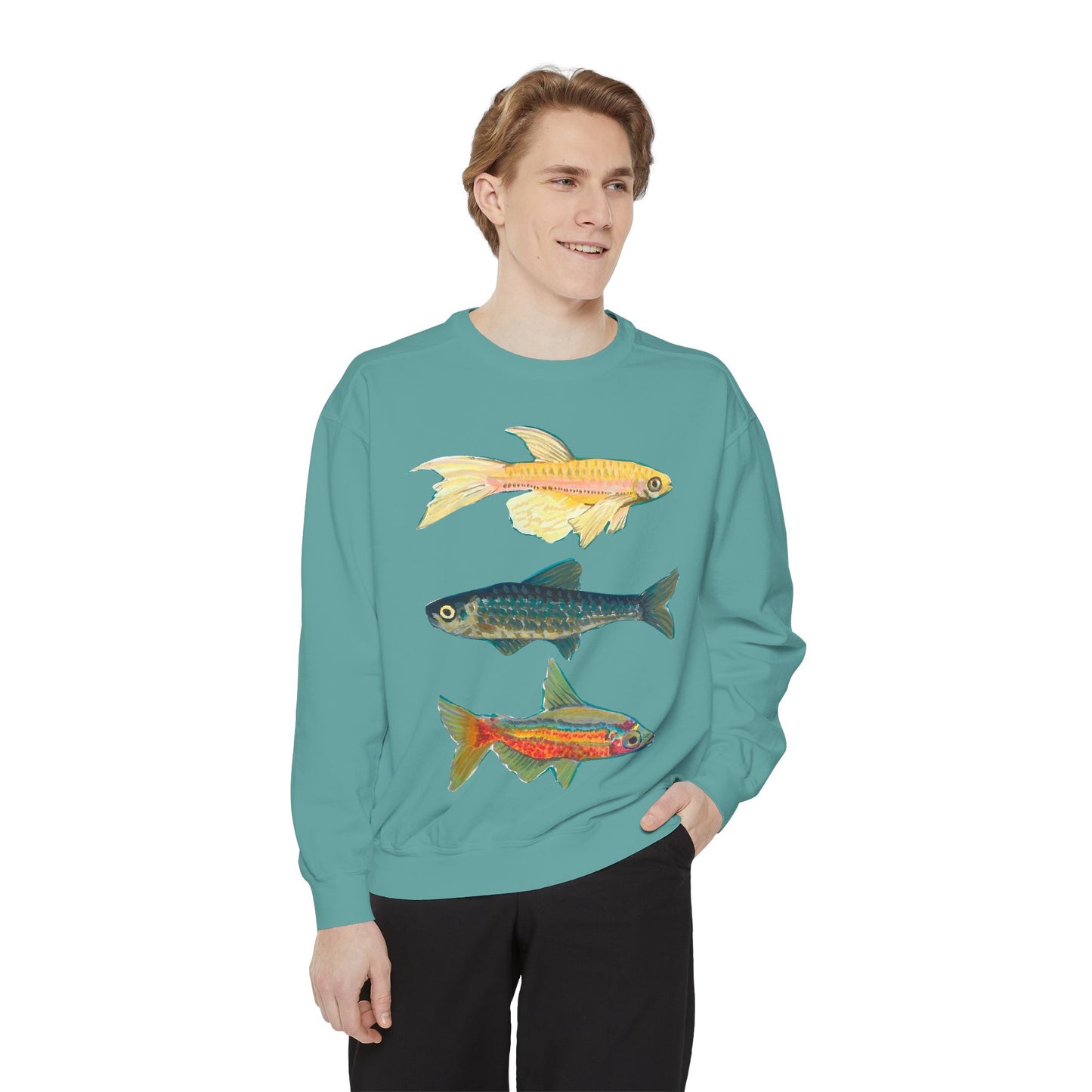 "Fish Trio" Unisex Crewneck