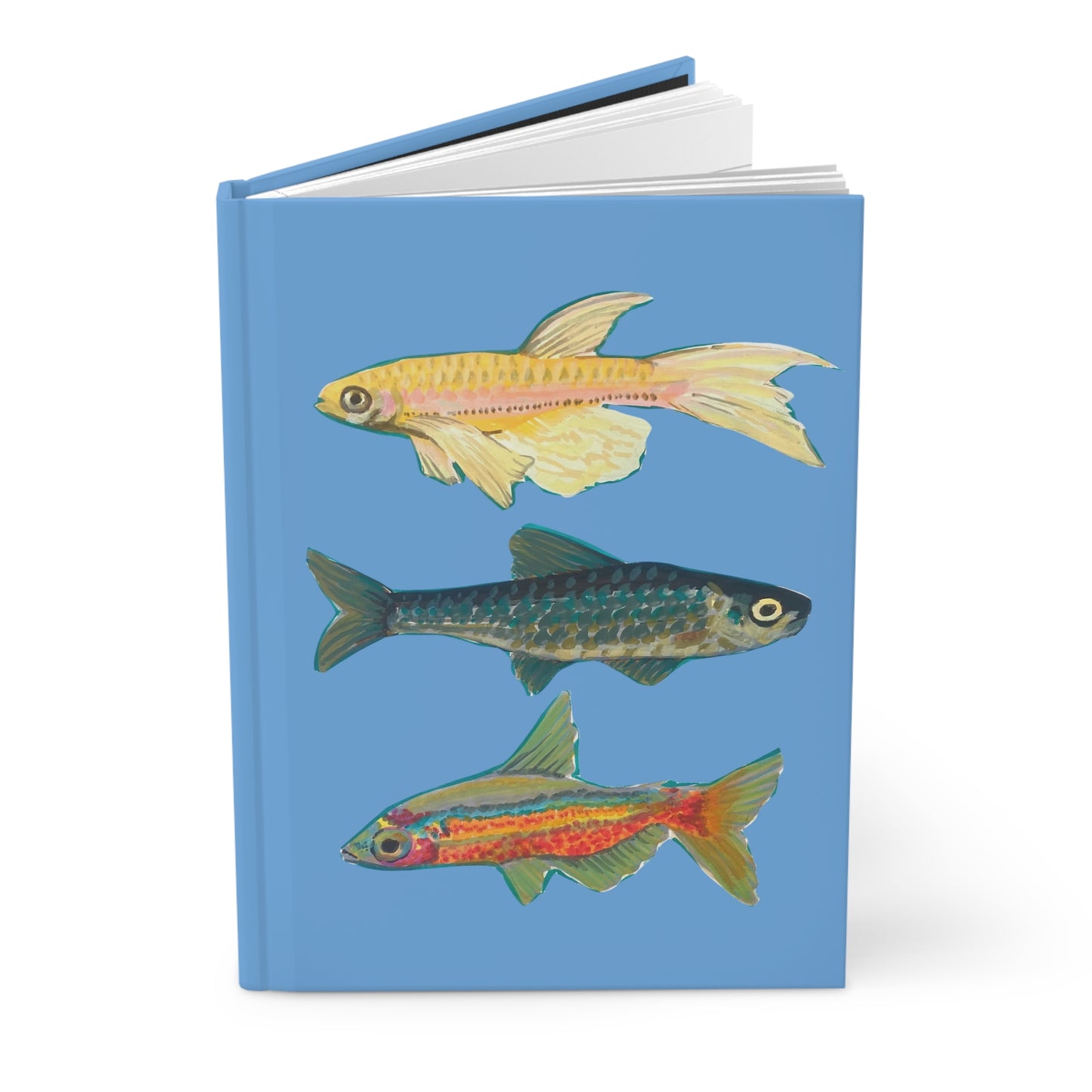 "Fish Trio" Hardcover Notebook