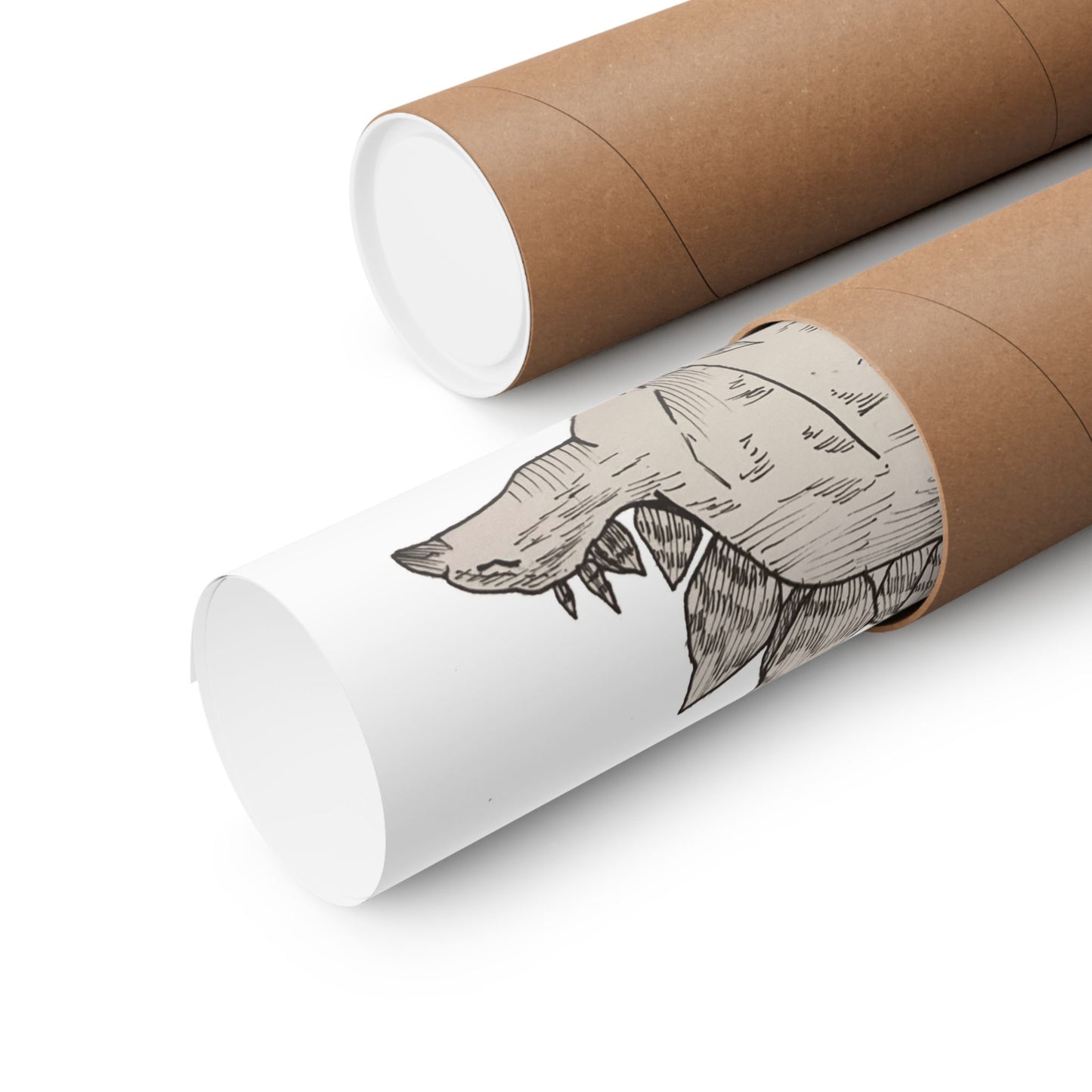 "Stegosaurus Ungulatus & Young" Poster Print