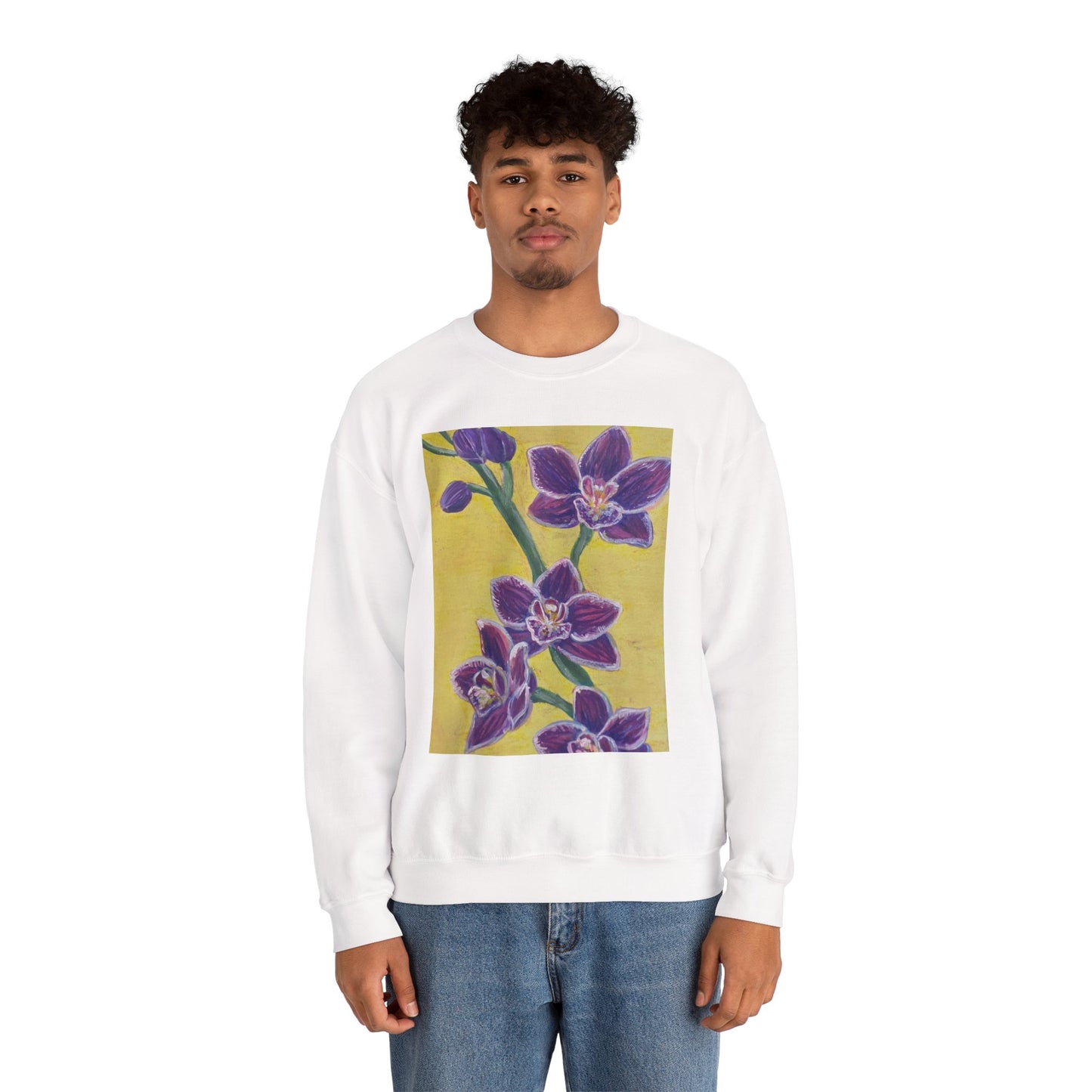 "Orchids" Crewneck - Gildan