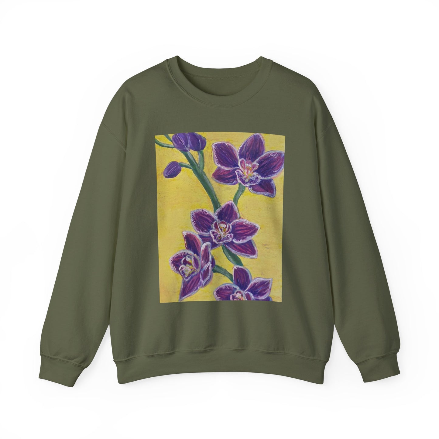 "Orchids" Crewneck - Gildan