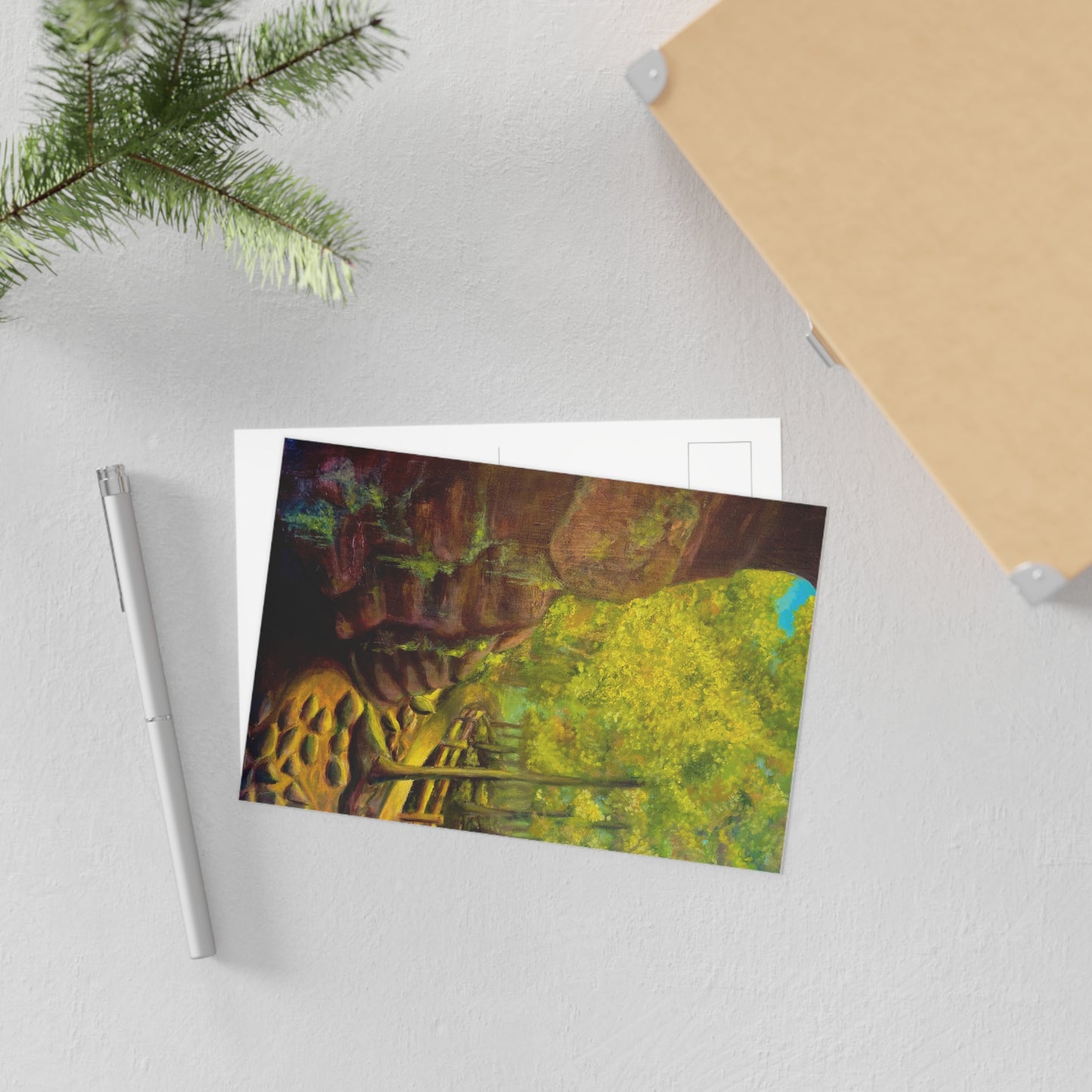 "From the garden of the gods" Postcard