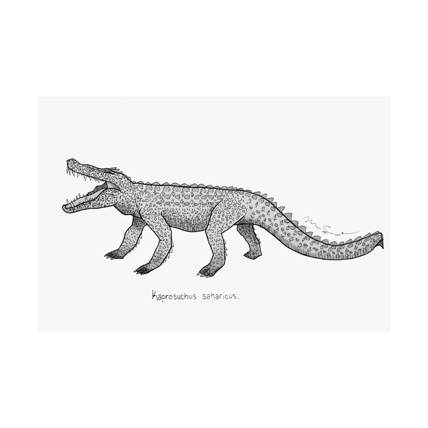 "Kaprosuchus Saharicus" Poster Print