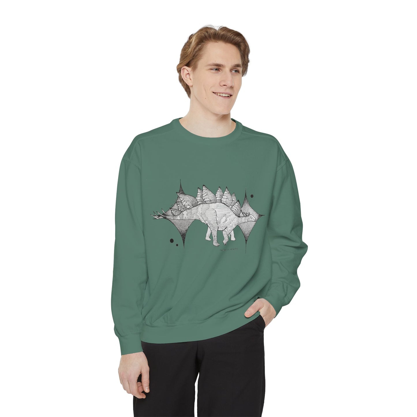 "Stegosaurus Ungulatus" Crewneck - Comfort Colors