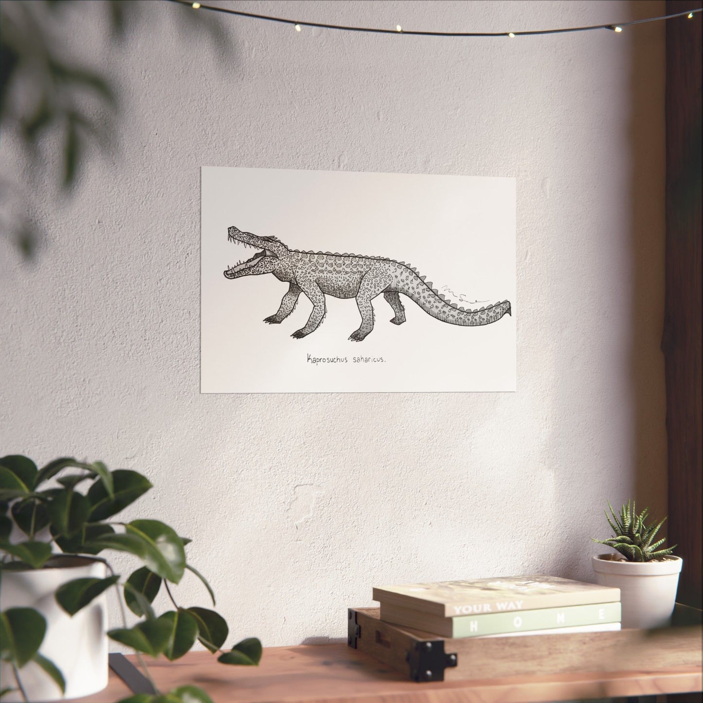 "Kaprosuchus Saharicus" Poster Print