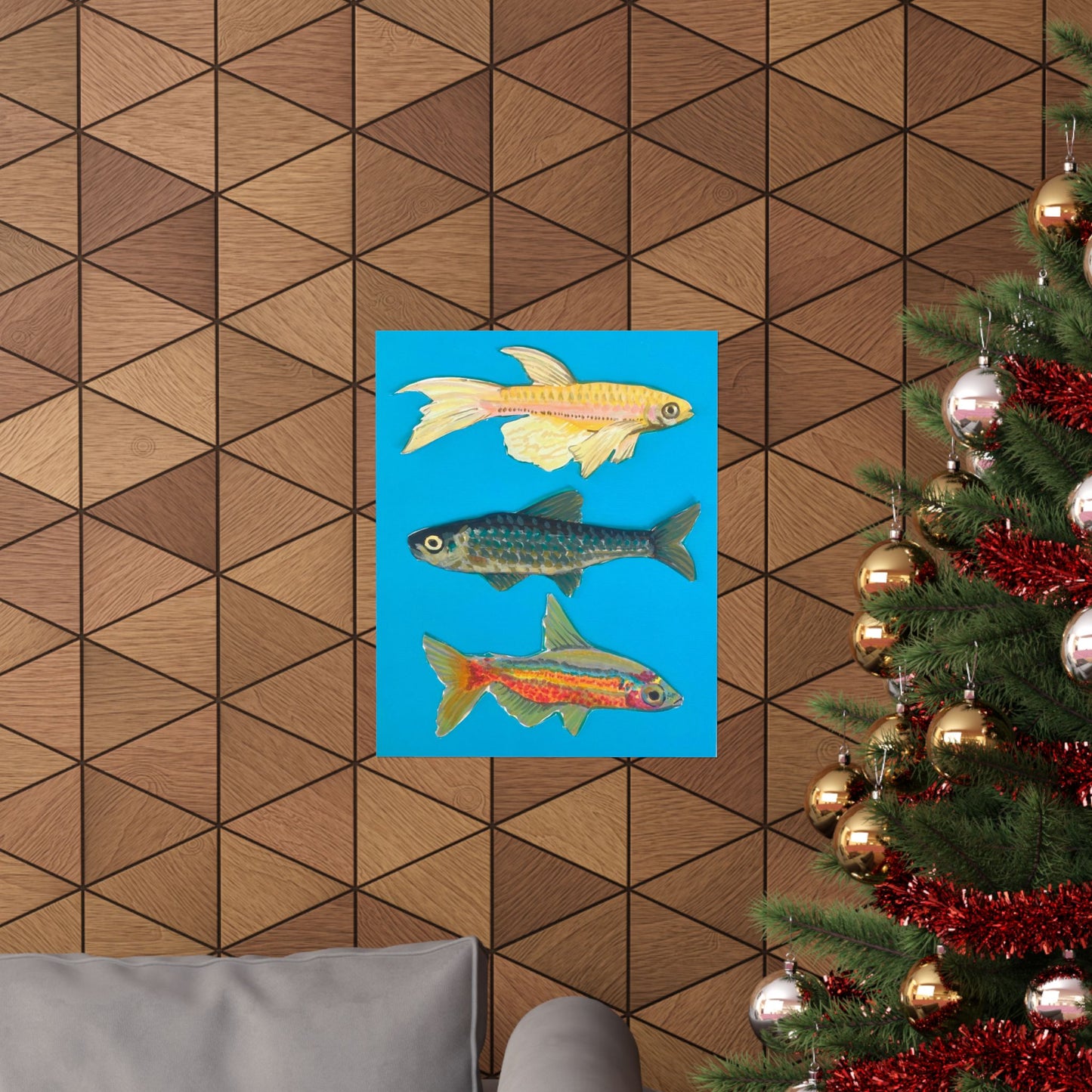 "Fish Trio" Poster Print