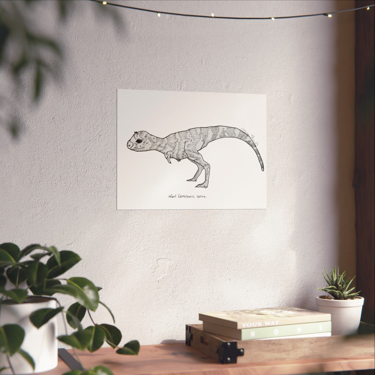 "Infant Carnotaurus Sastrei" Poster Print