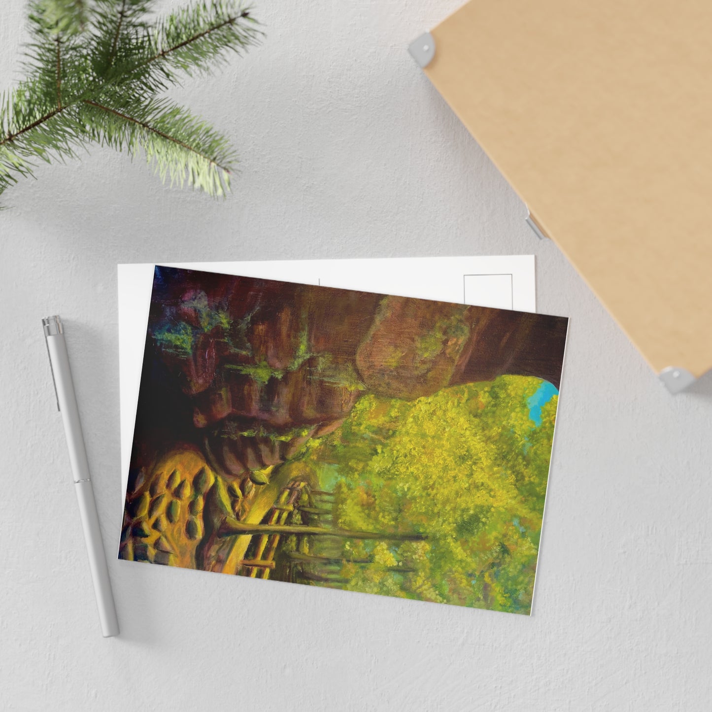 "From the garden of the gods" Postcard