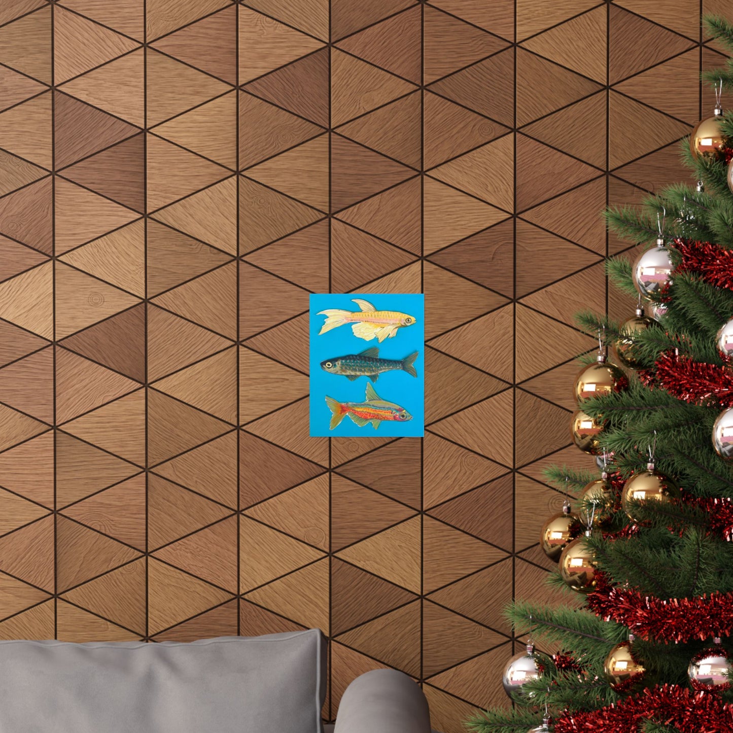 "Fish Trio" Poster Print