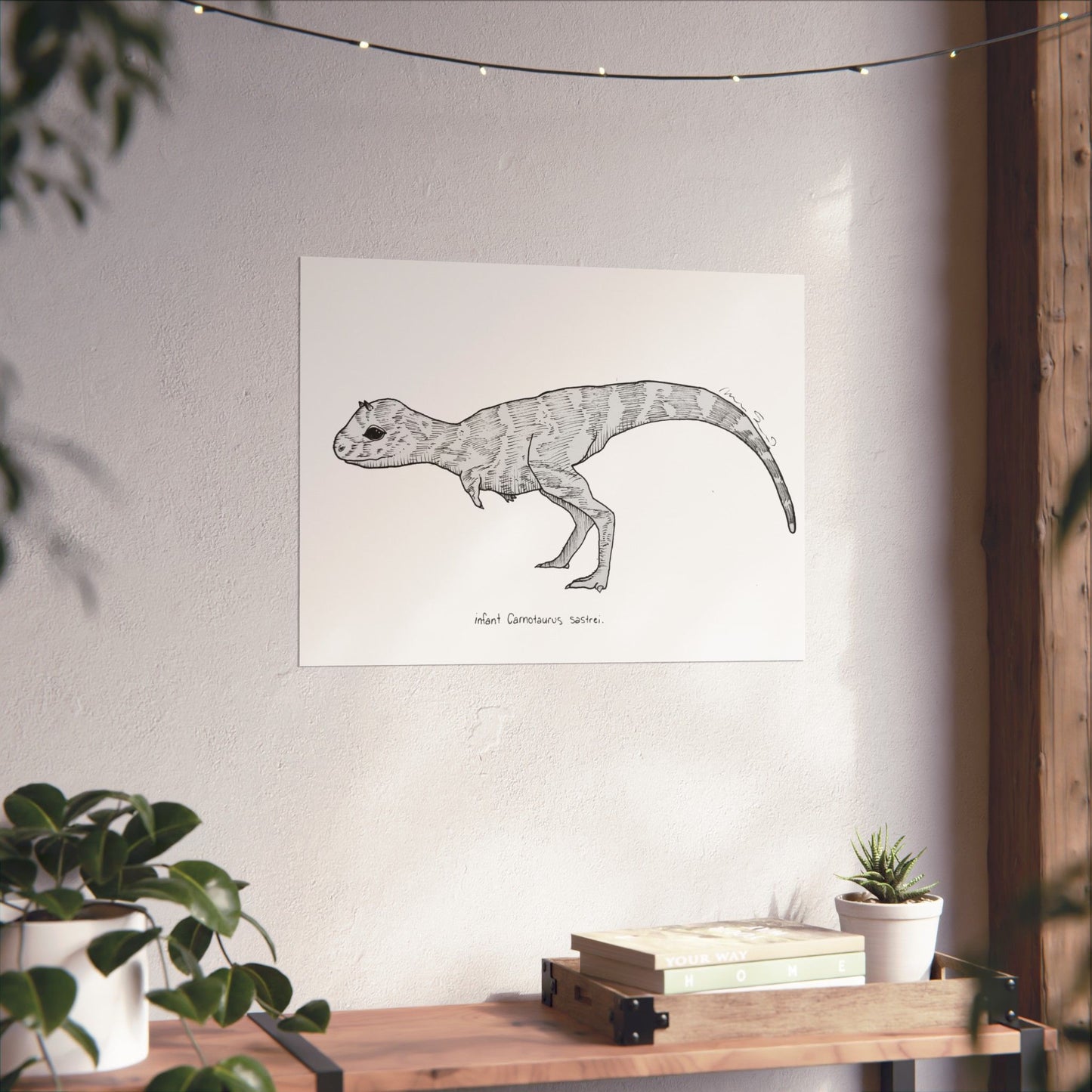 "Infant Carnotaurus Sastrei" Poster Print
