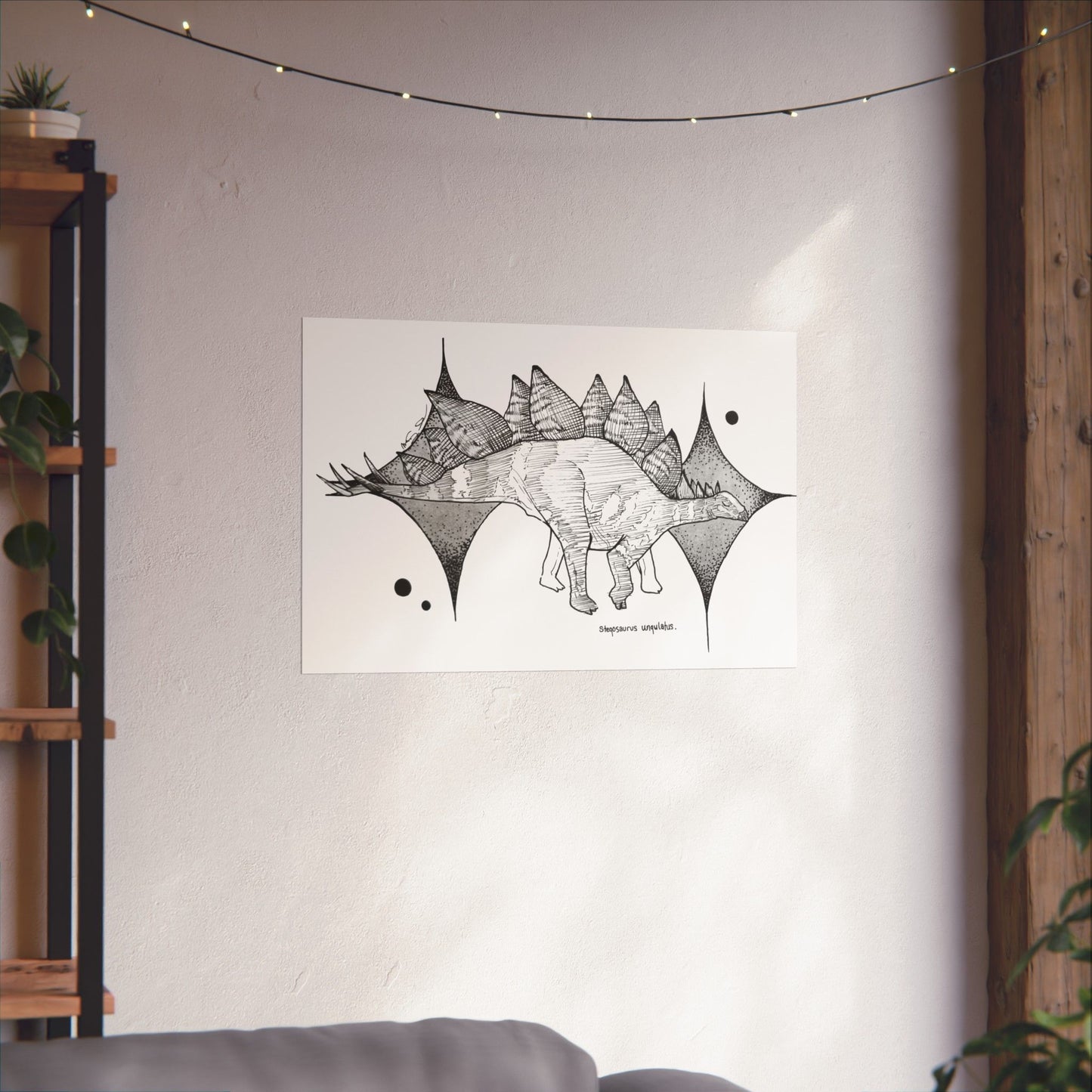 "Stegosaurus Ungulatus" Poster Print