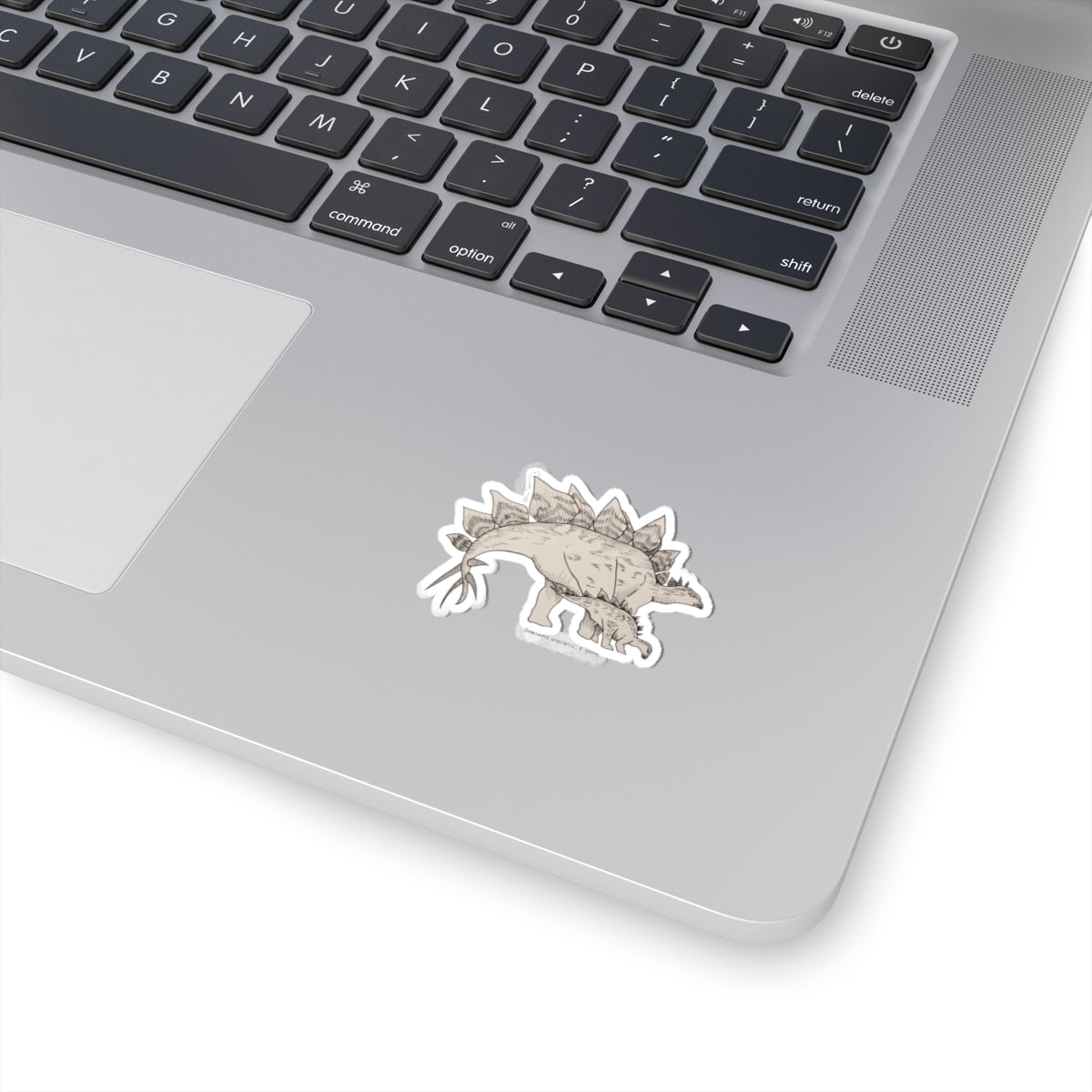 "Stegosaurus Ungulatus & Young" Sticker