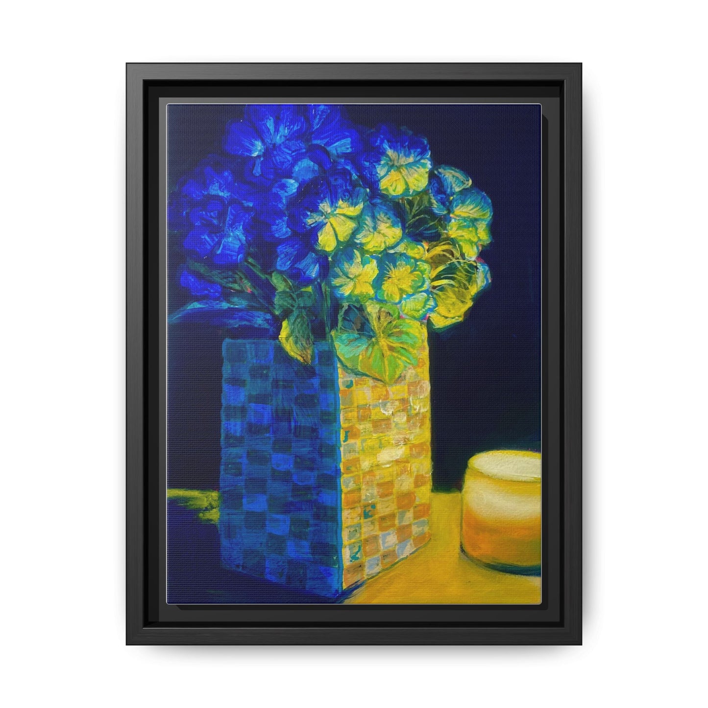 Candlelit Flowers- Canvas