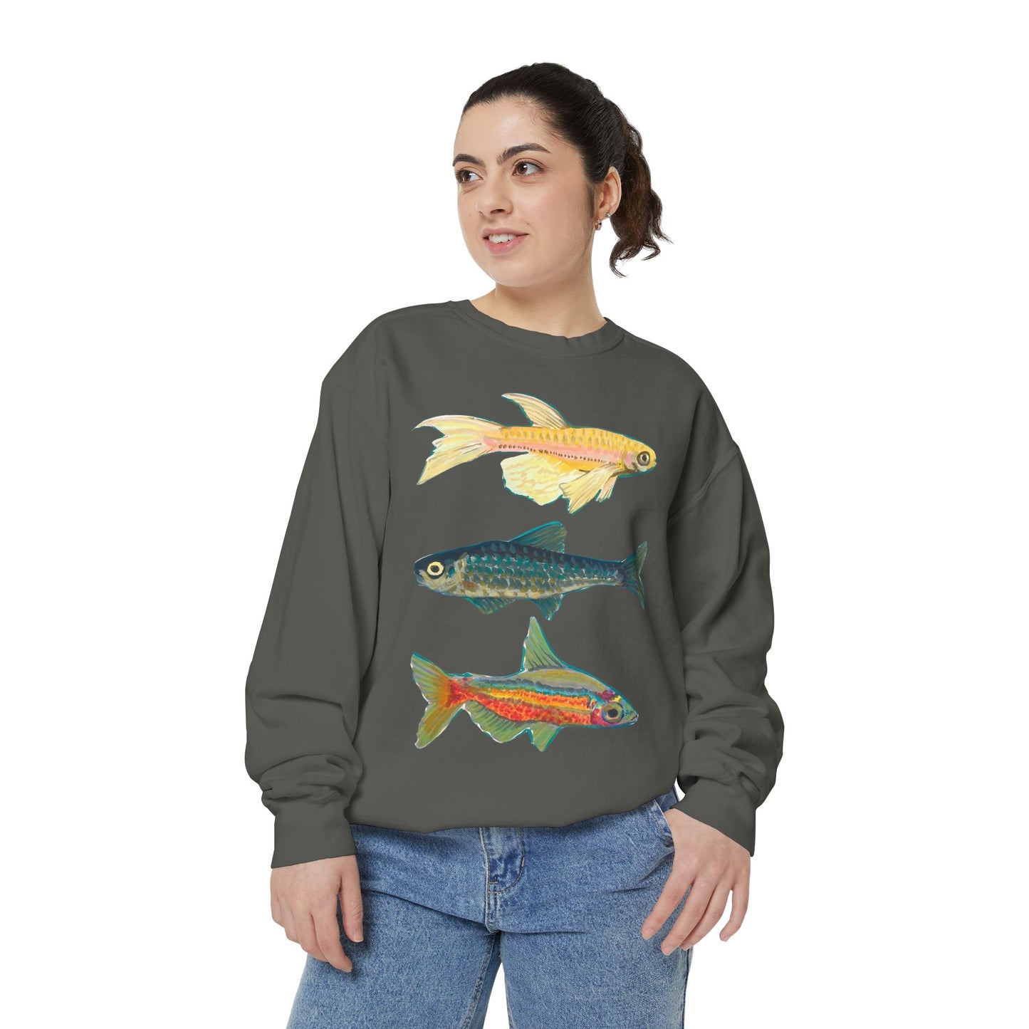 "Fish Trio" Unisex Crewneck