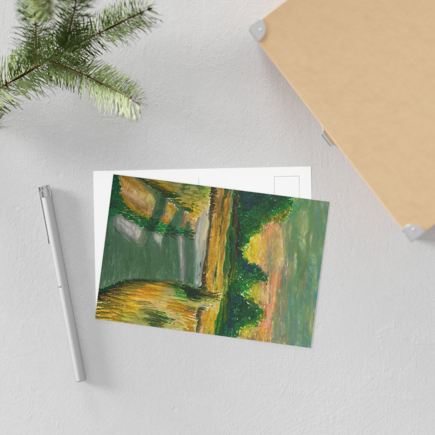 "Country Roads" Postcard