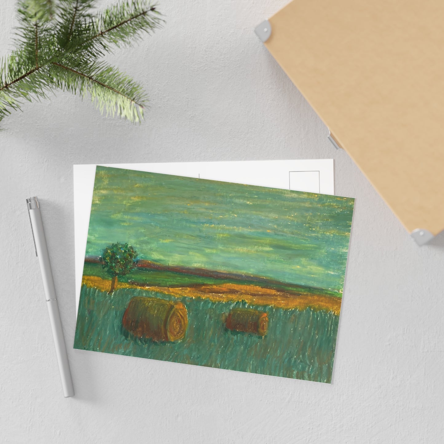 "Rolling Hills" Postcard