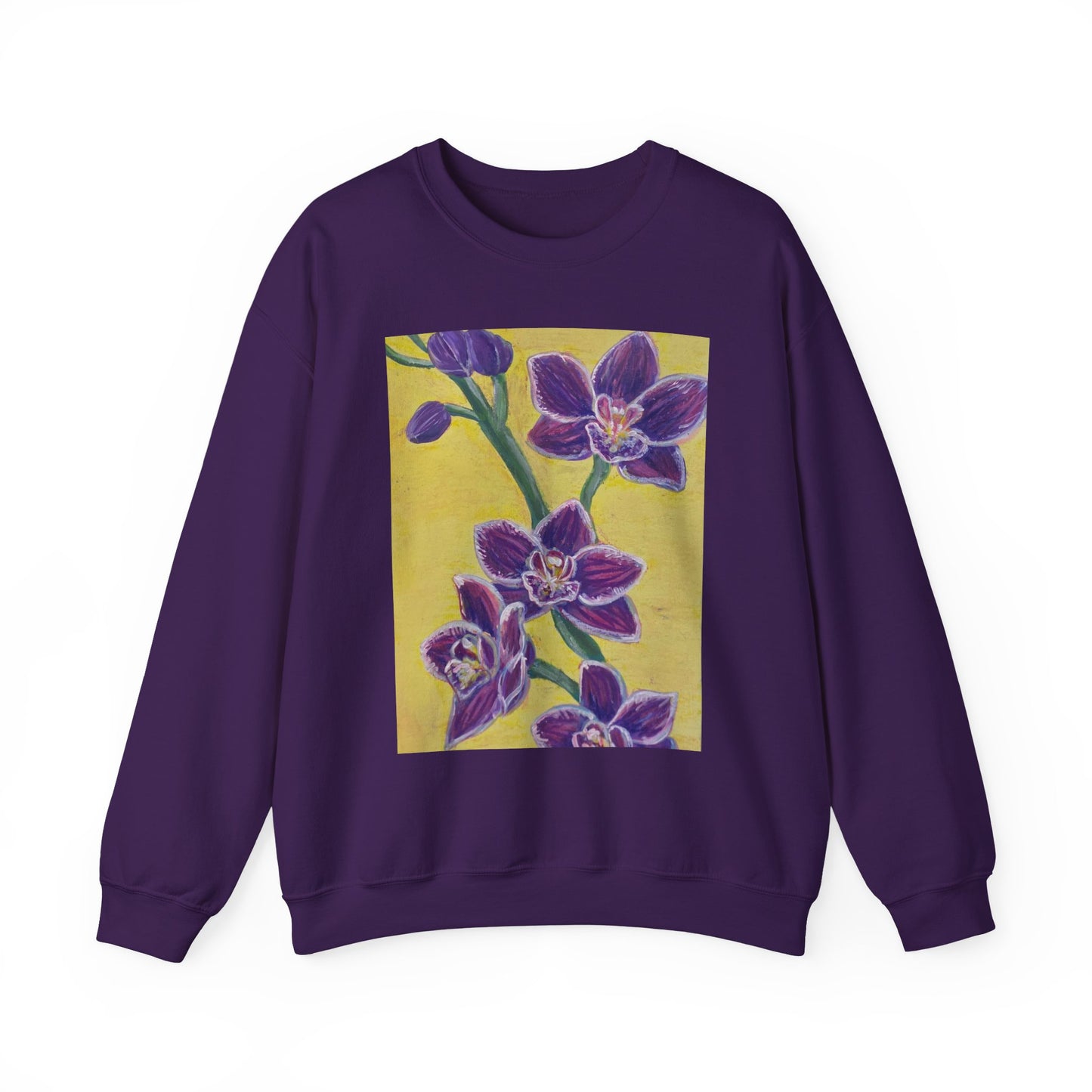 "Orchids" Crewneck - Gildan