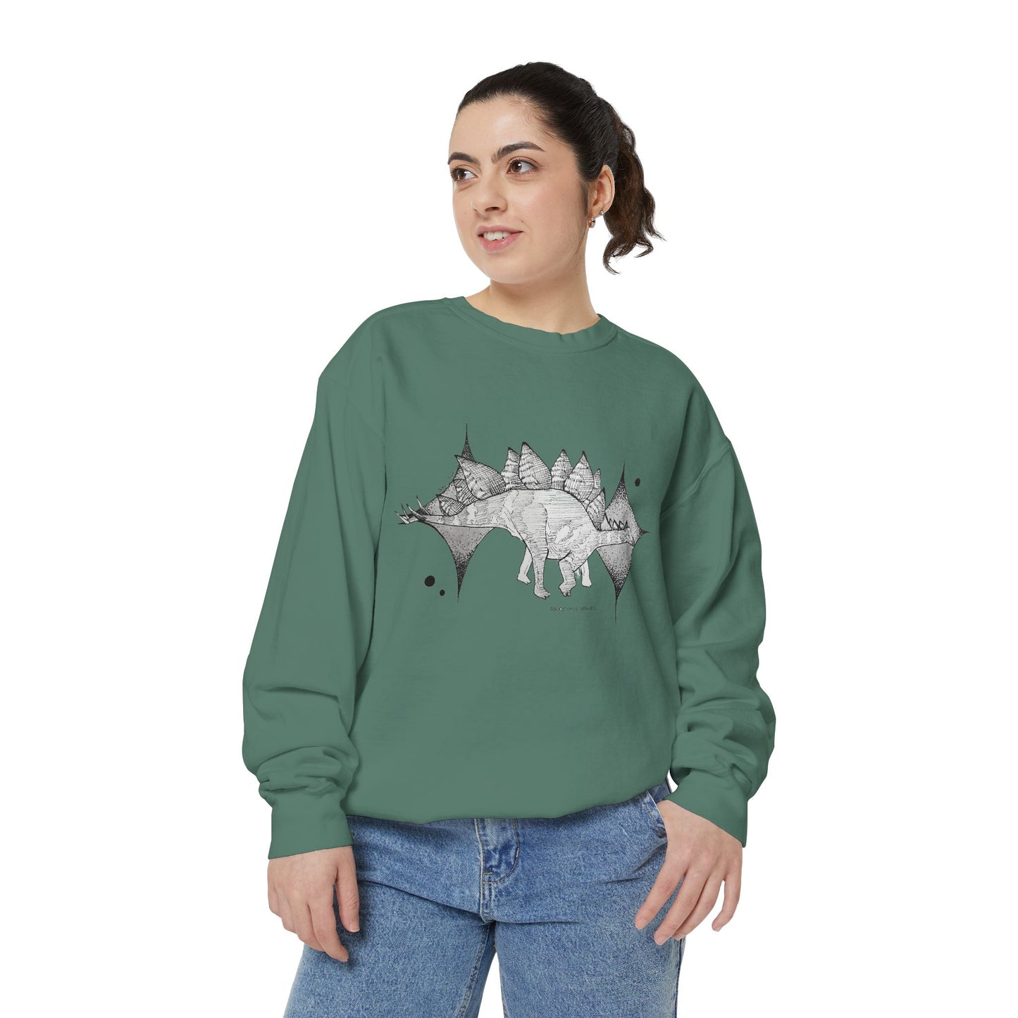 "Stegosaurus Ungulatus" Crewneck - Comfort Colors