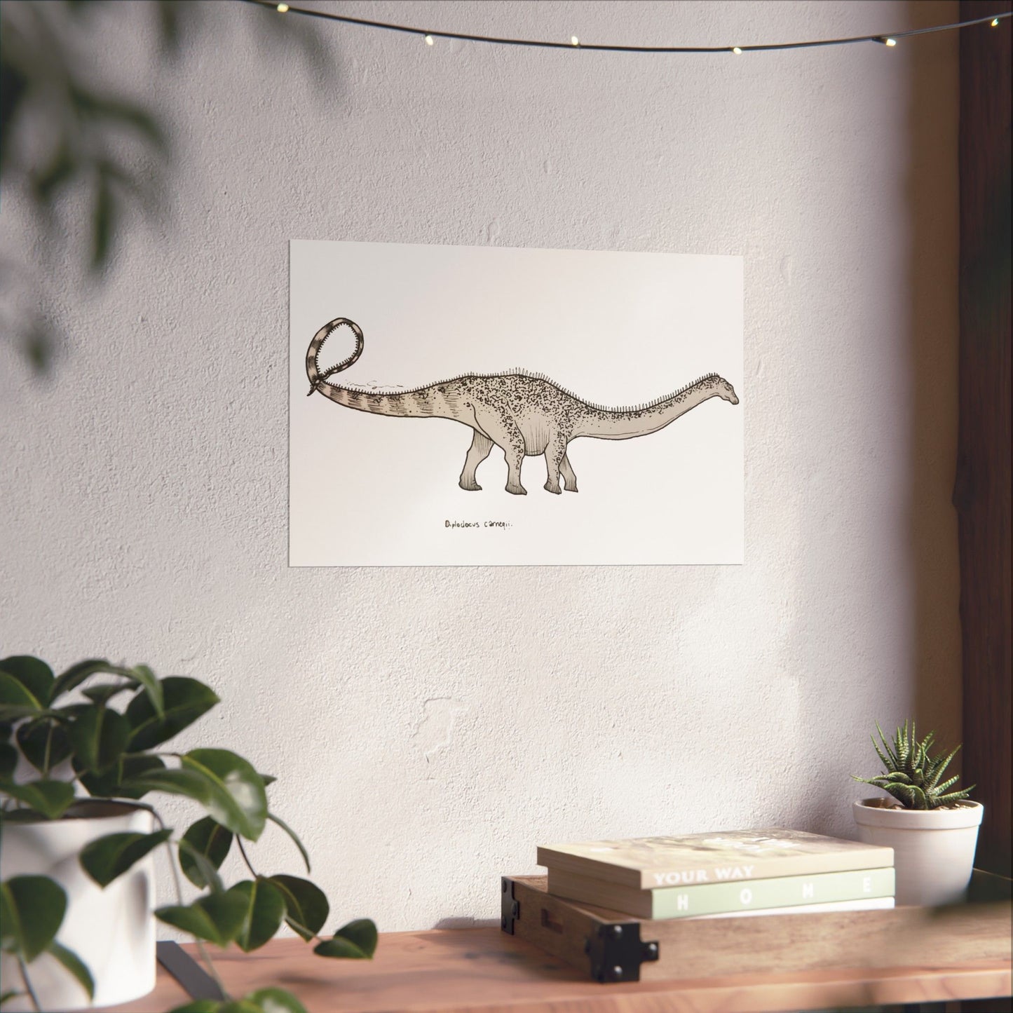 "Diplodocus Carnegii" Poster Print