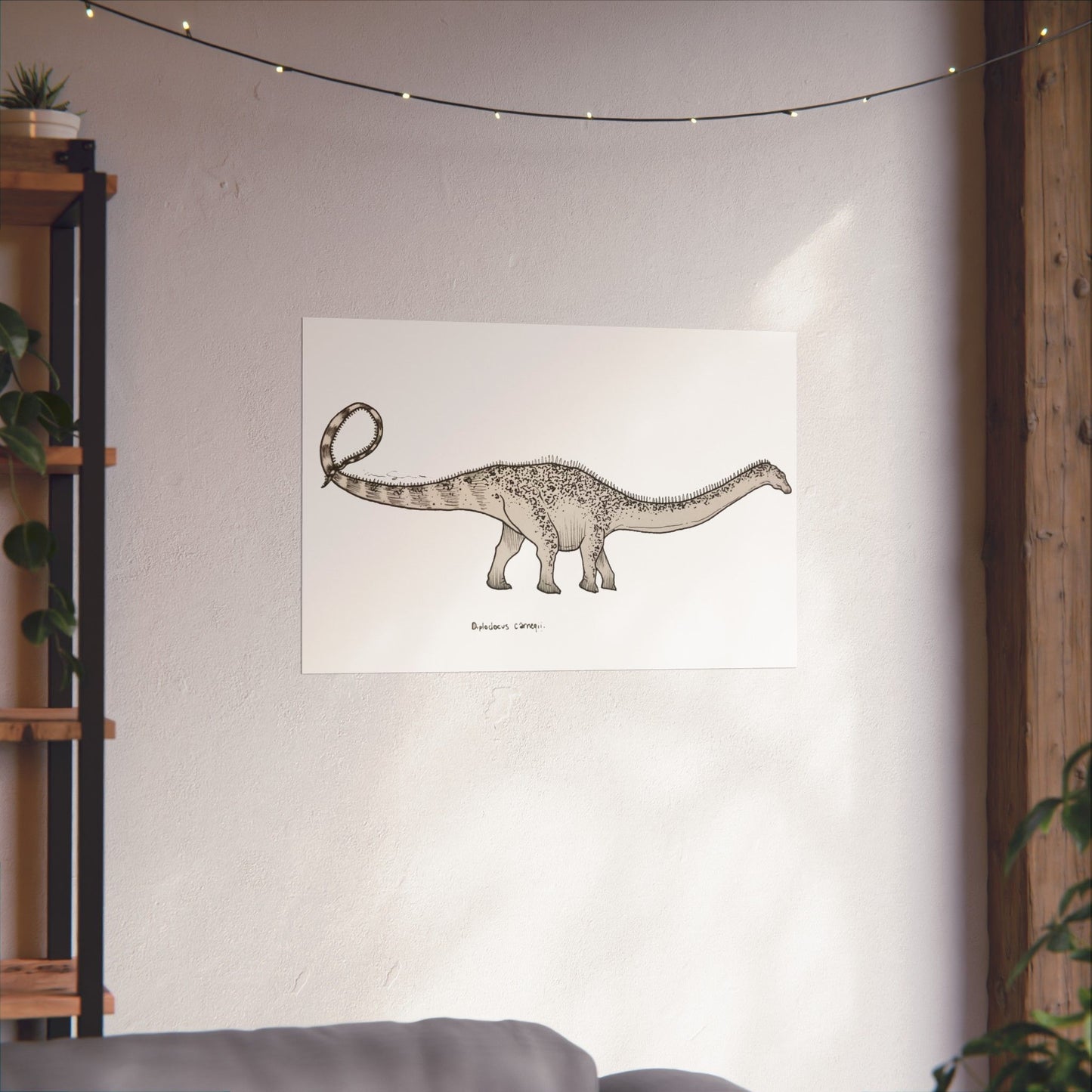 "Diplodocus Carnegii" Poster Print