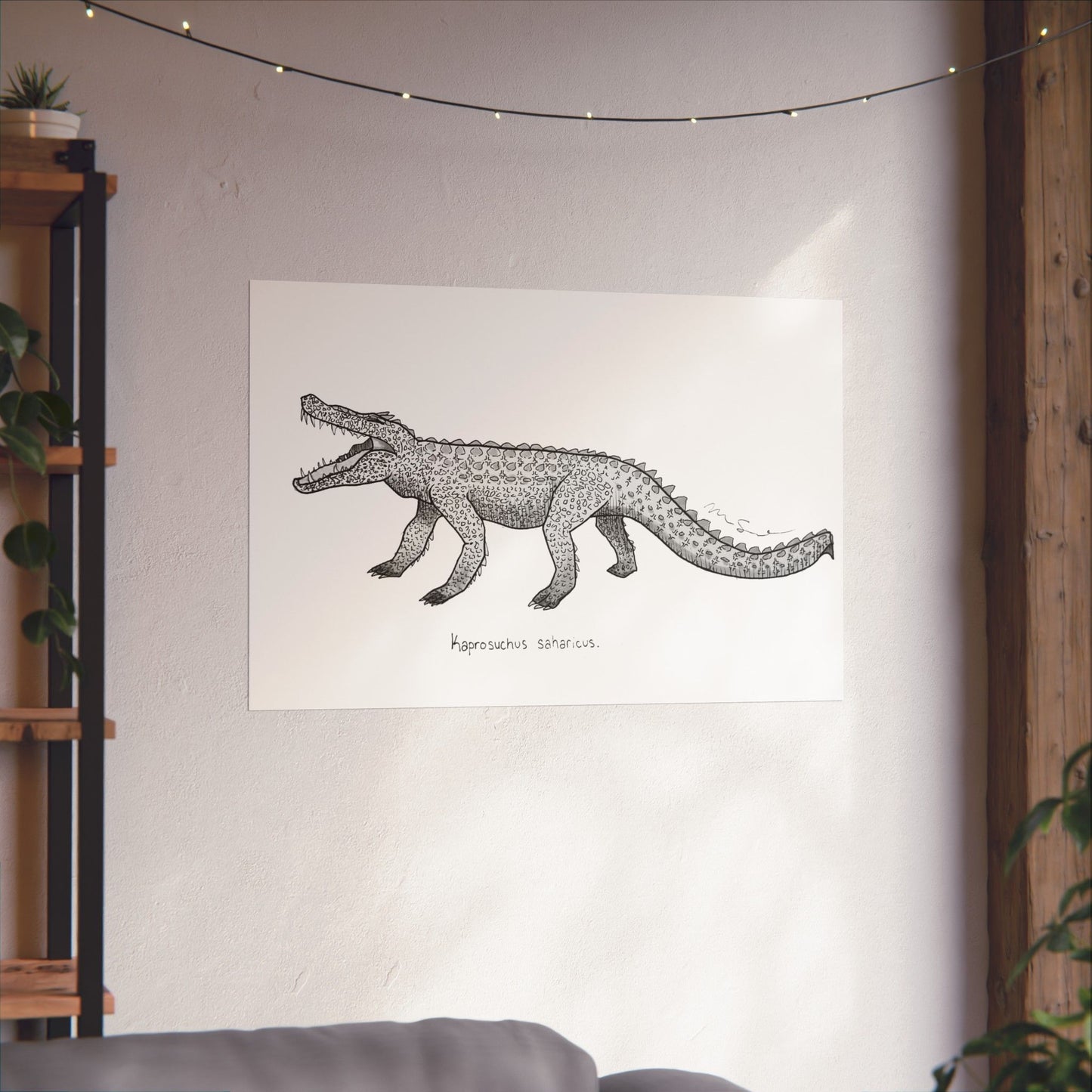 "Kaprosuchus Saharicus" Poster Print