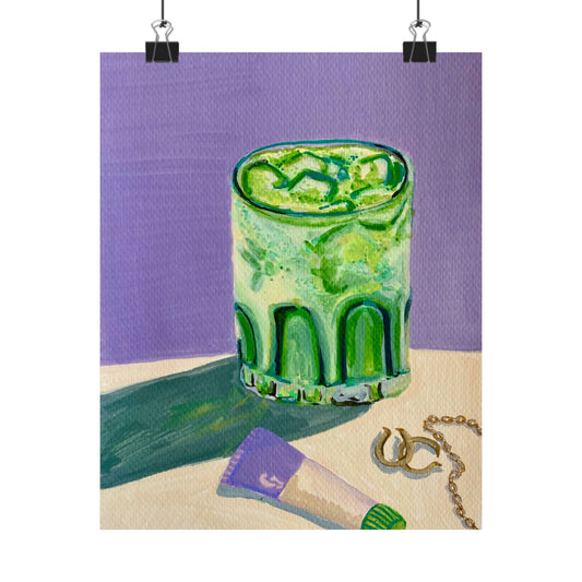 Morning Matcha- Poster Print