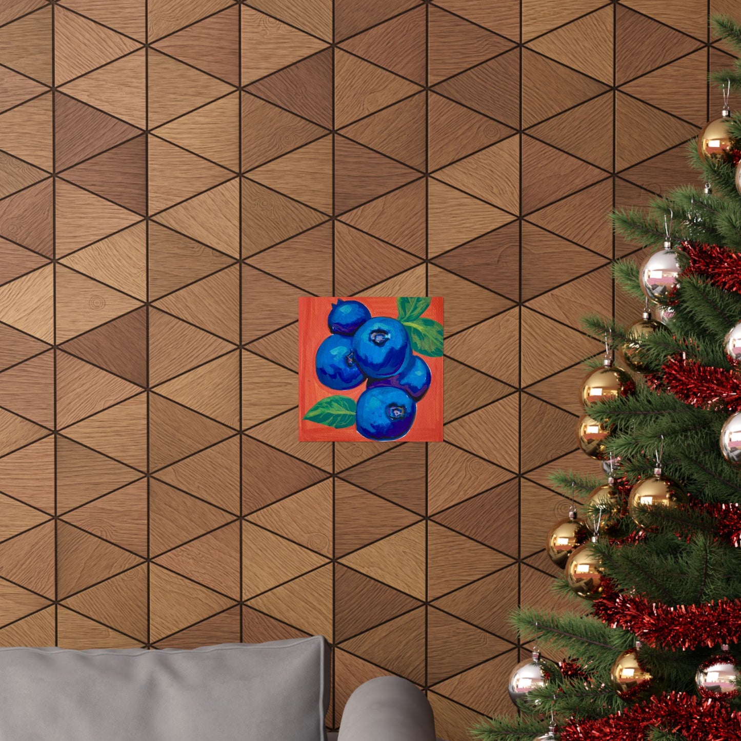 "Blueberries" Poster Print