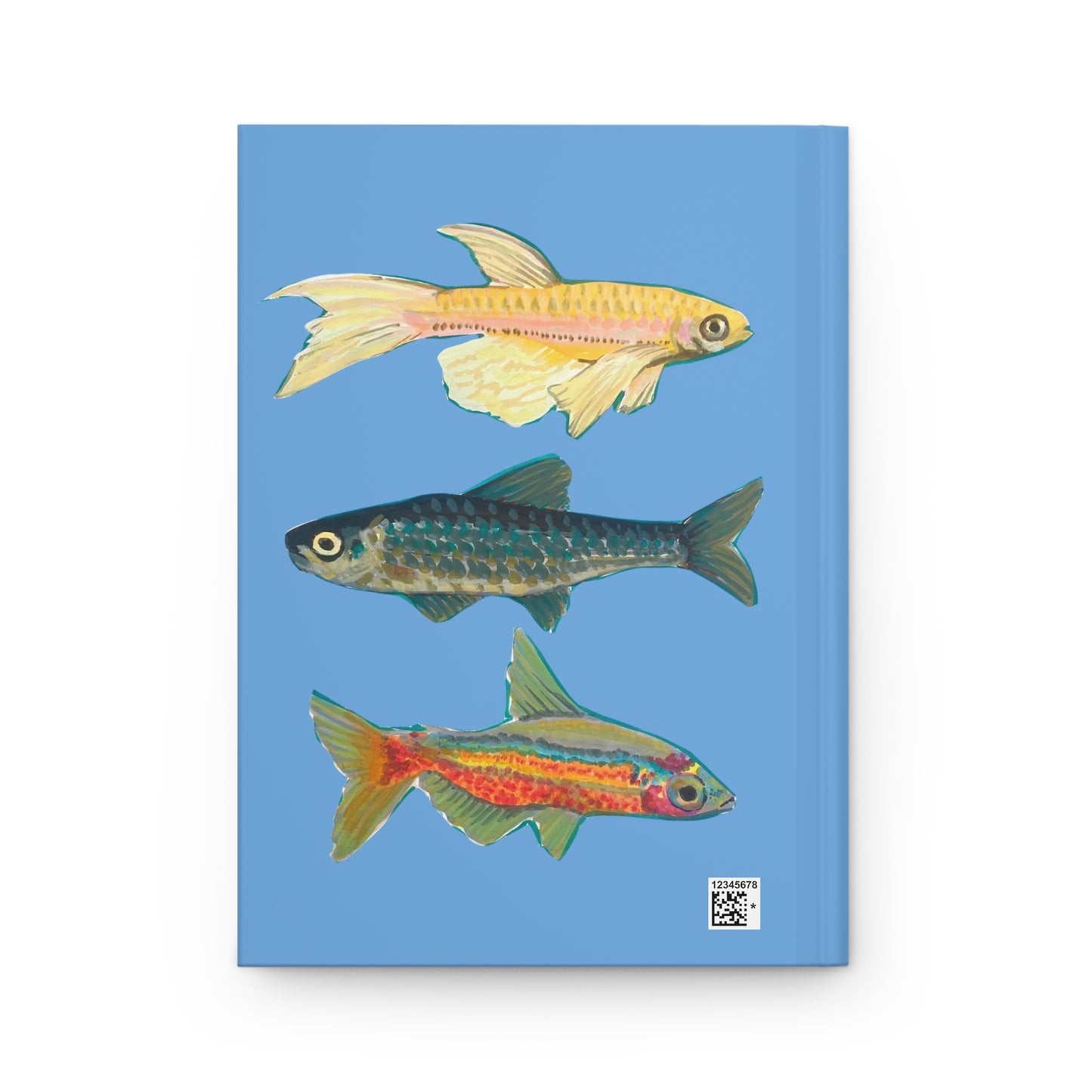 "Fish Trio" Hardcover Notebook