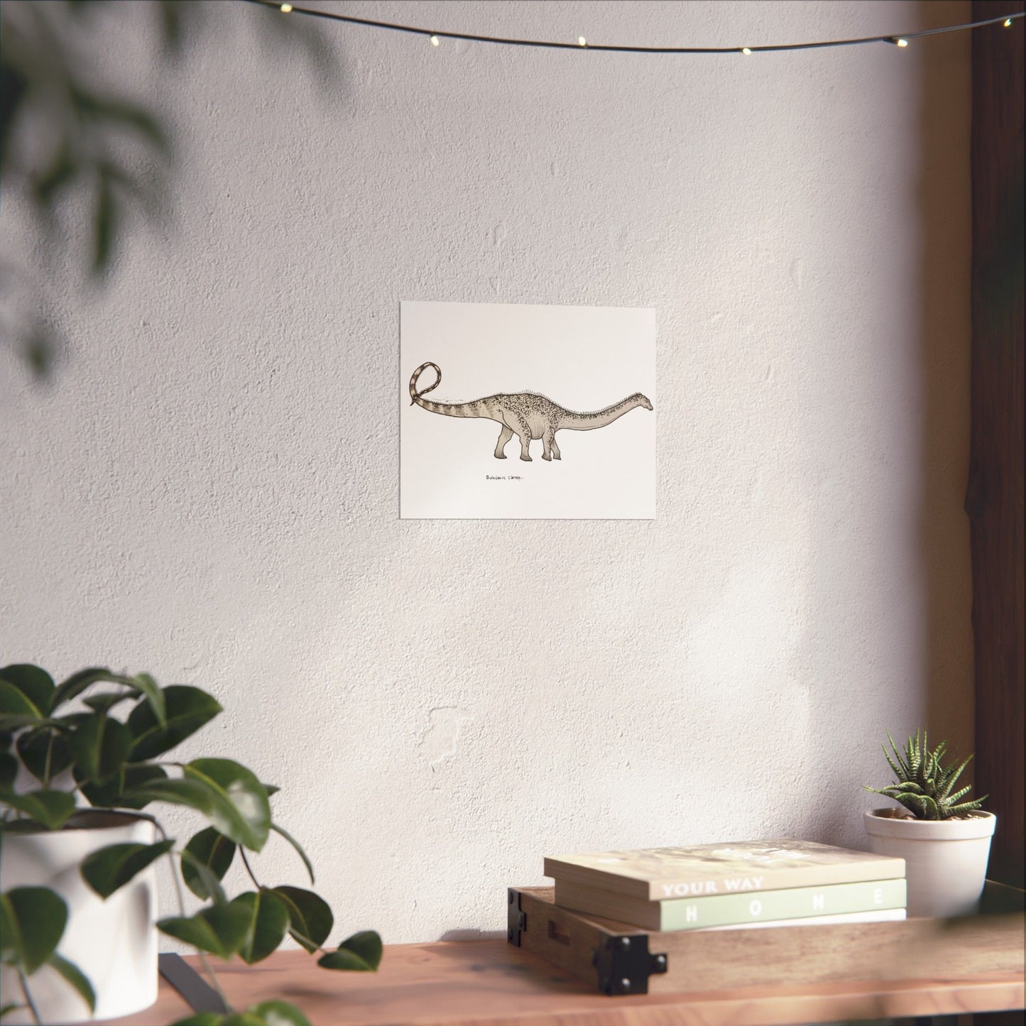 "Diplodocus Carnegii" Poster Print
