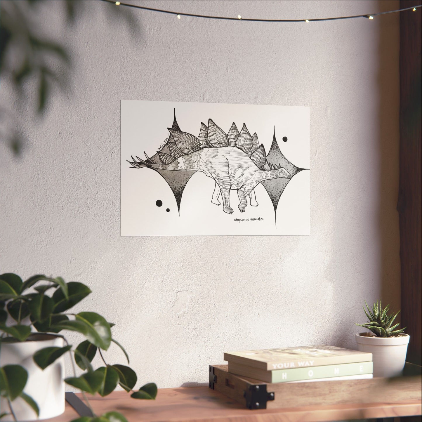 "Stegosaurus Ungulatus" Poster Print