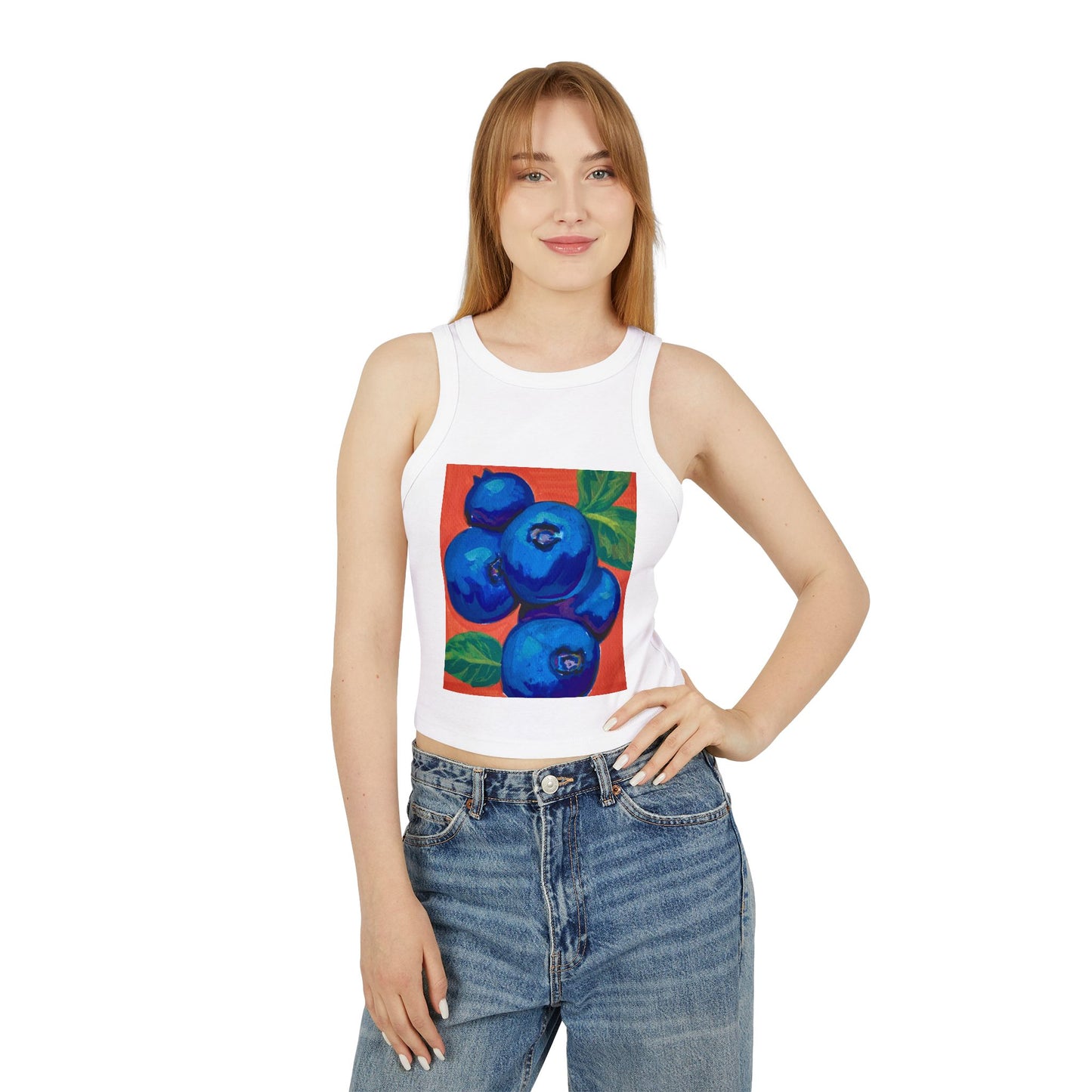 “Blueberries” Racerback Tank