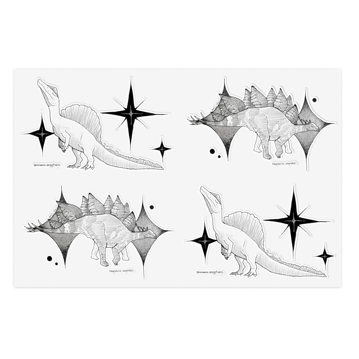 Dinosaur Sticker Sheet