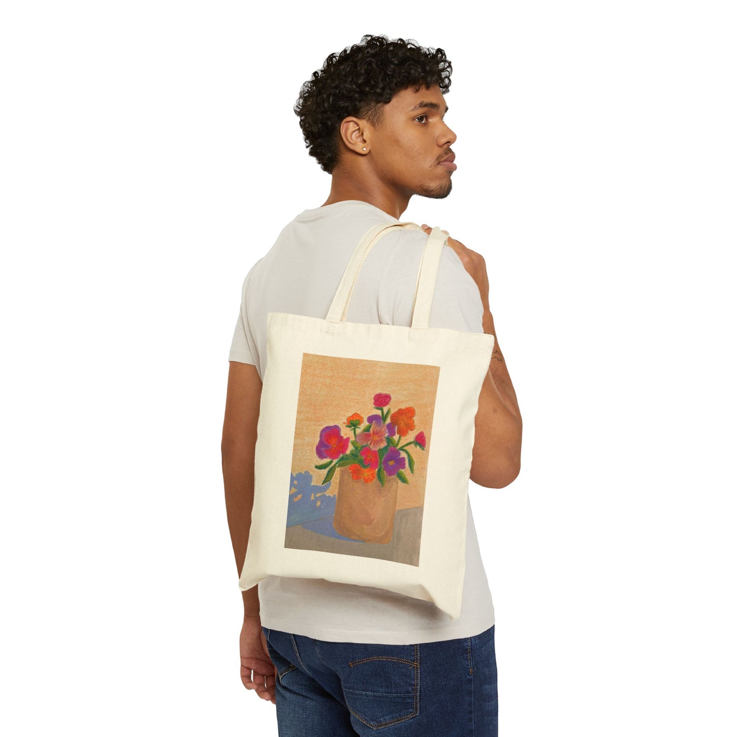 "Flower Bouquet One" Tote Bag