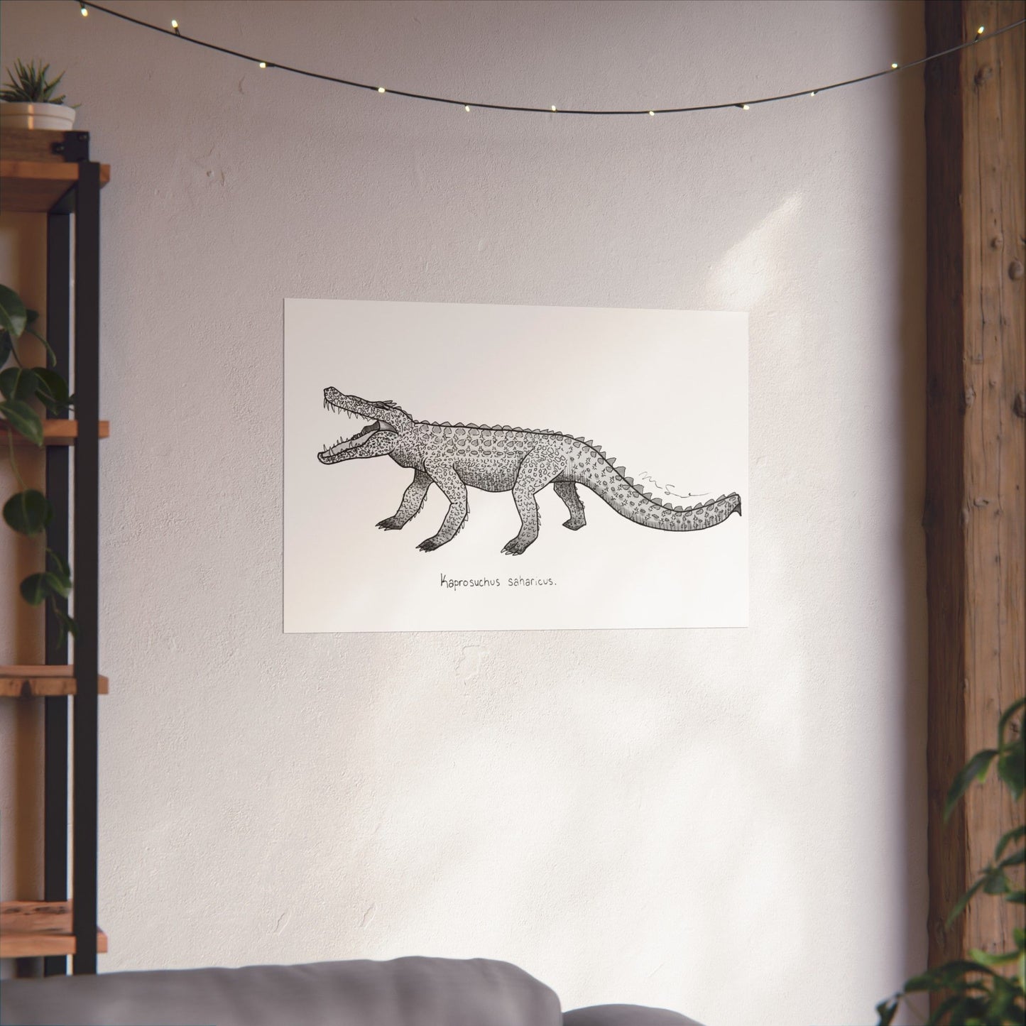 "Kaprosuchus Saharicus" Poster Print