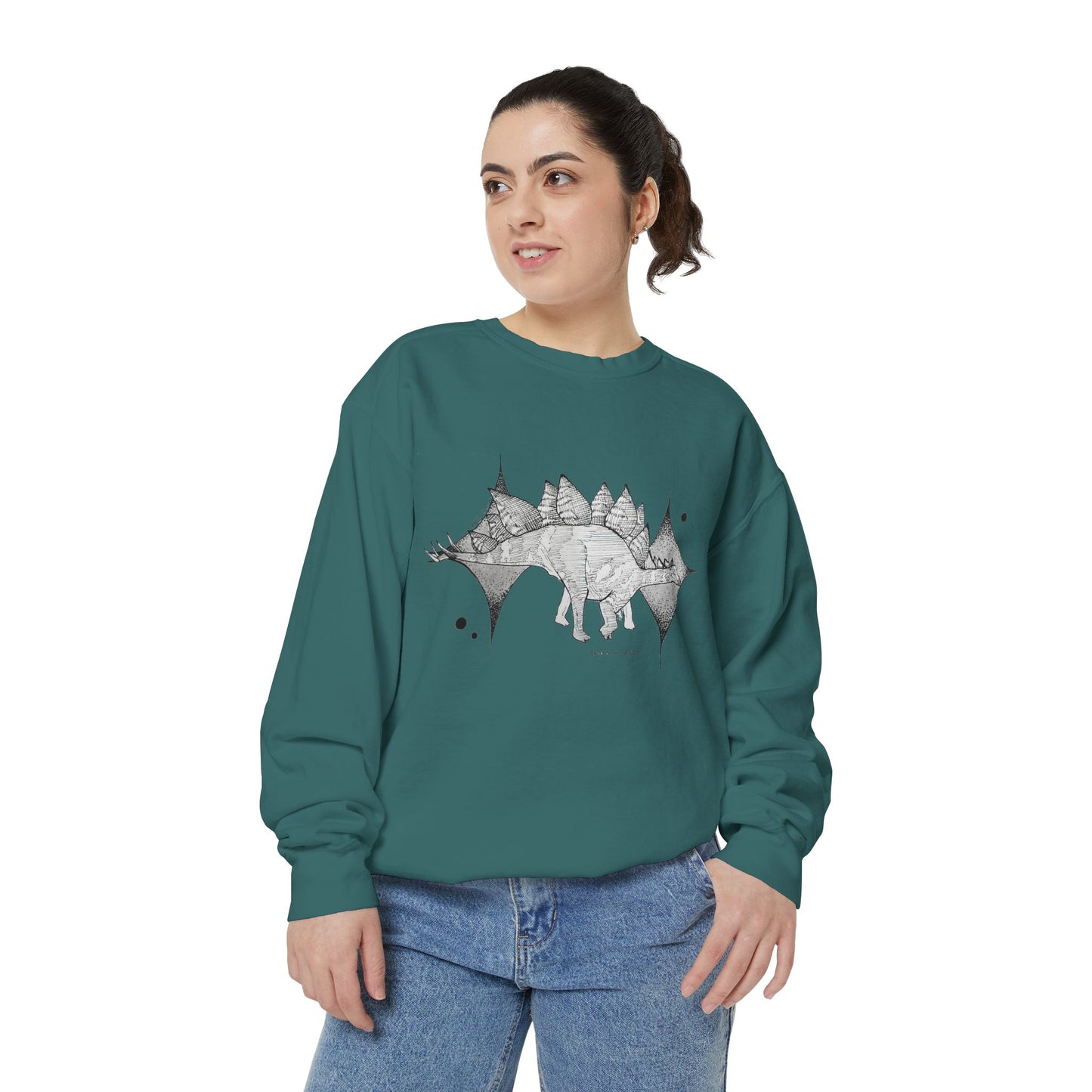 "Stegosaurus Ungulatus" Crewneck - Comfort Colors