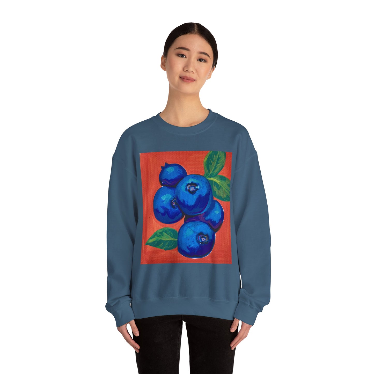 "Blueberries" Crewneck - Gildan