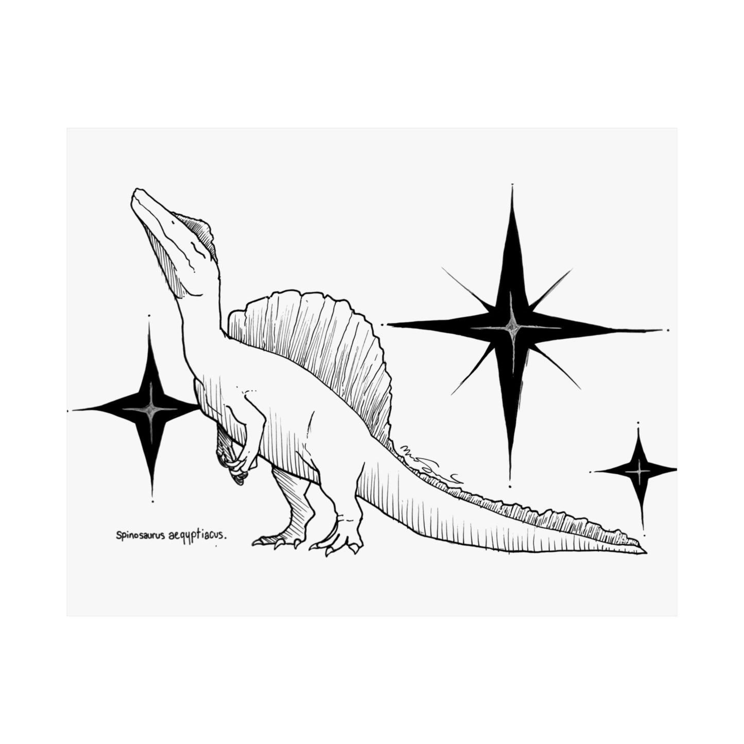 "Spinosaurus Aegyptiacus" Poster Print