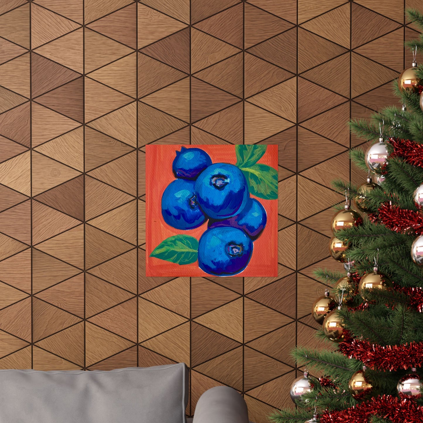 "Blueberries" Poster Print