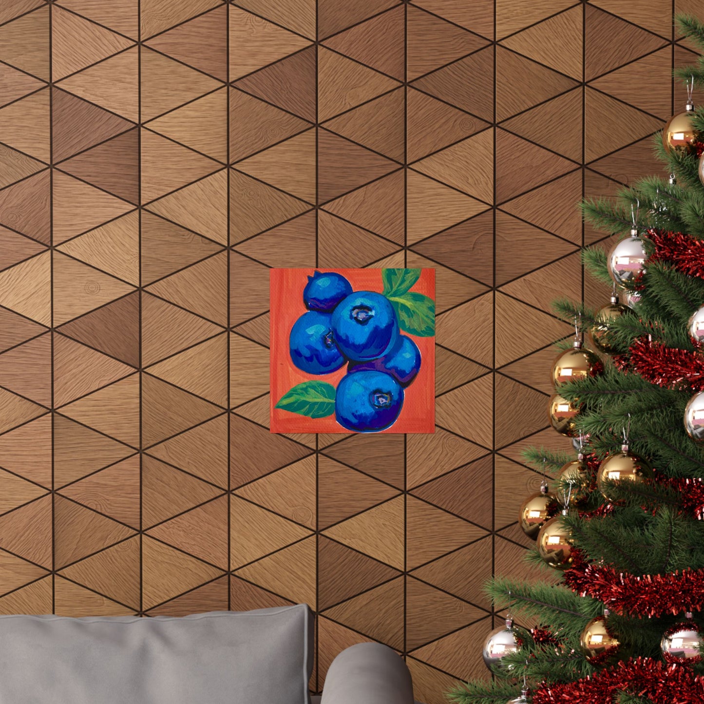 "Blueberries" Poster Print