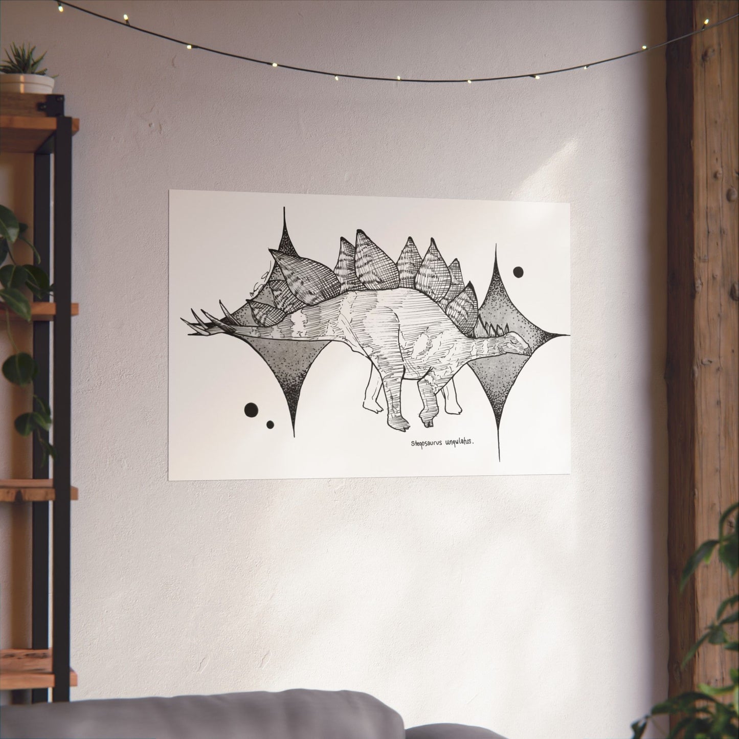 "Stegosaurus Ungulatus" Poster Print