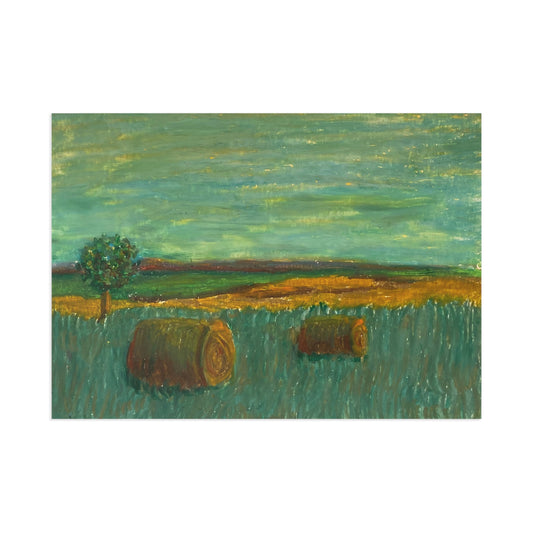 "Rolling Hills" Postcard