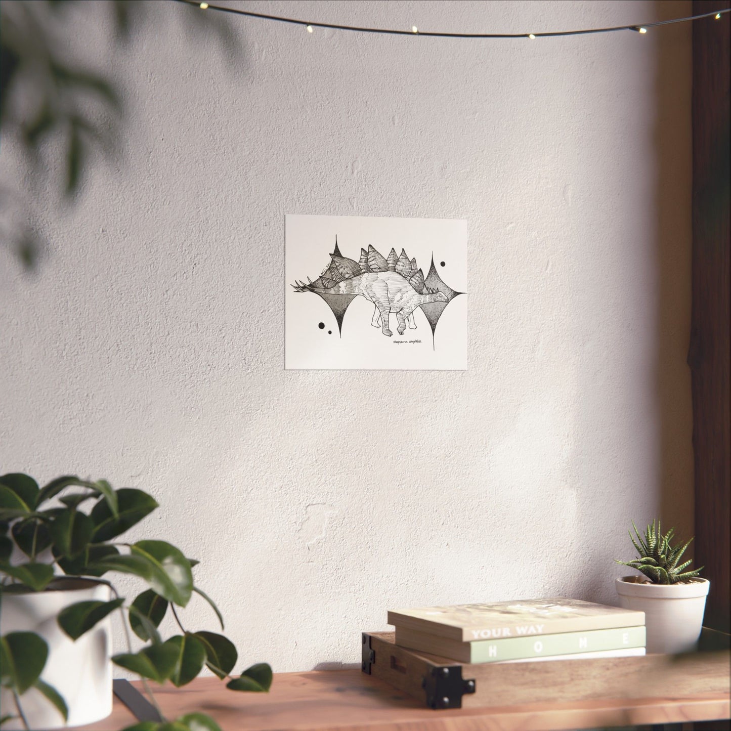 "Stegosaurus Ungulatus" Poster Print