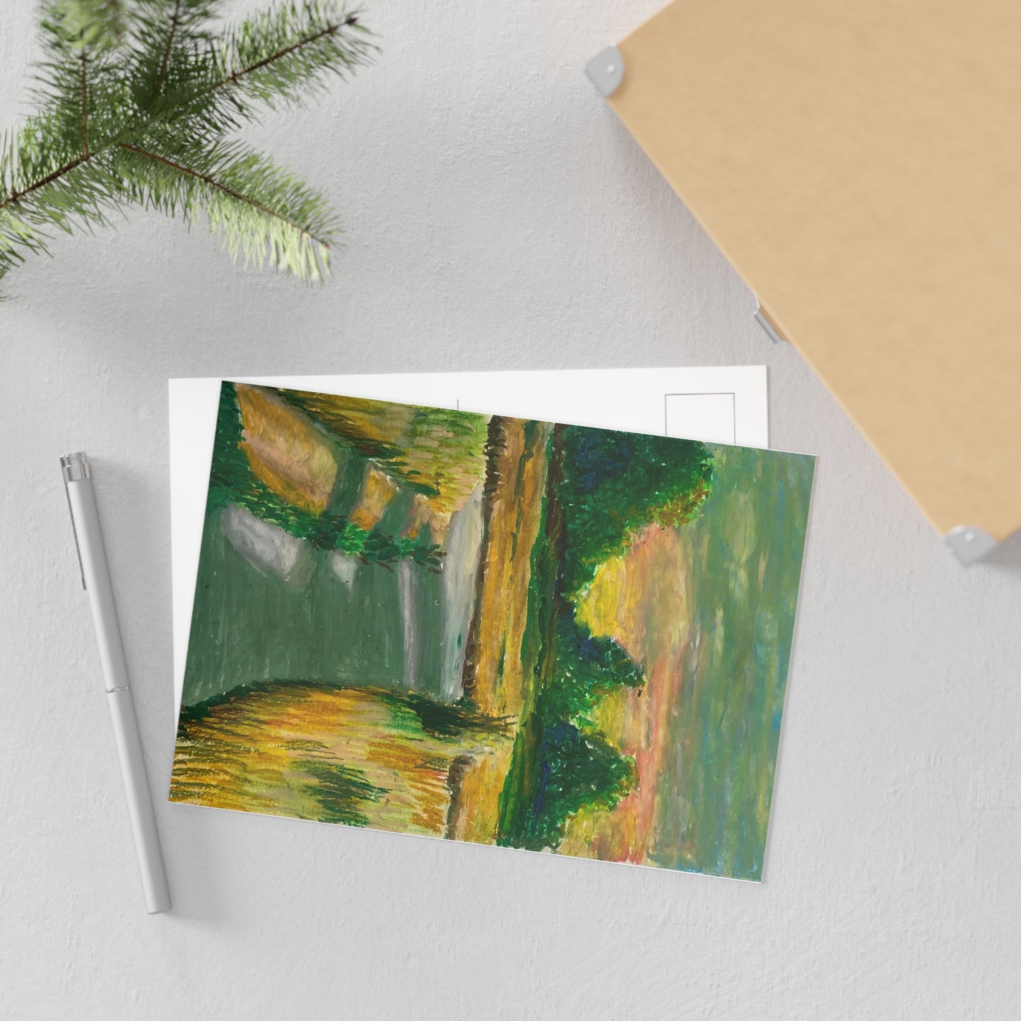 "Country Roads" Postcard