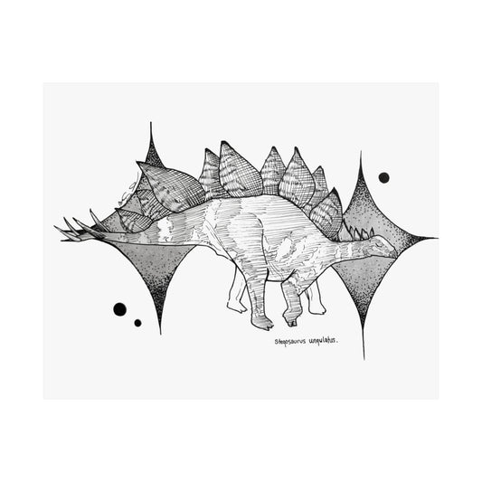 "Stegosaurus Ungulatus" Poster Print