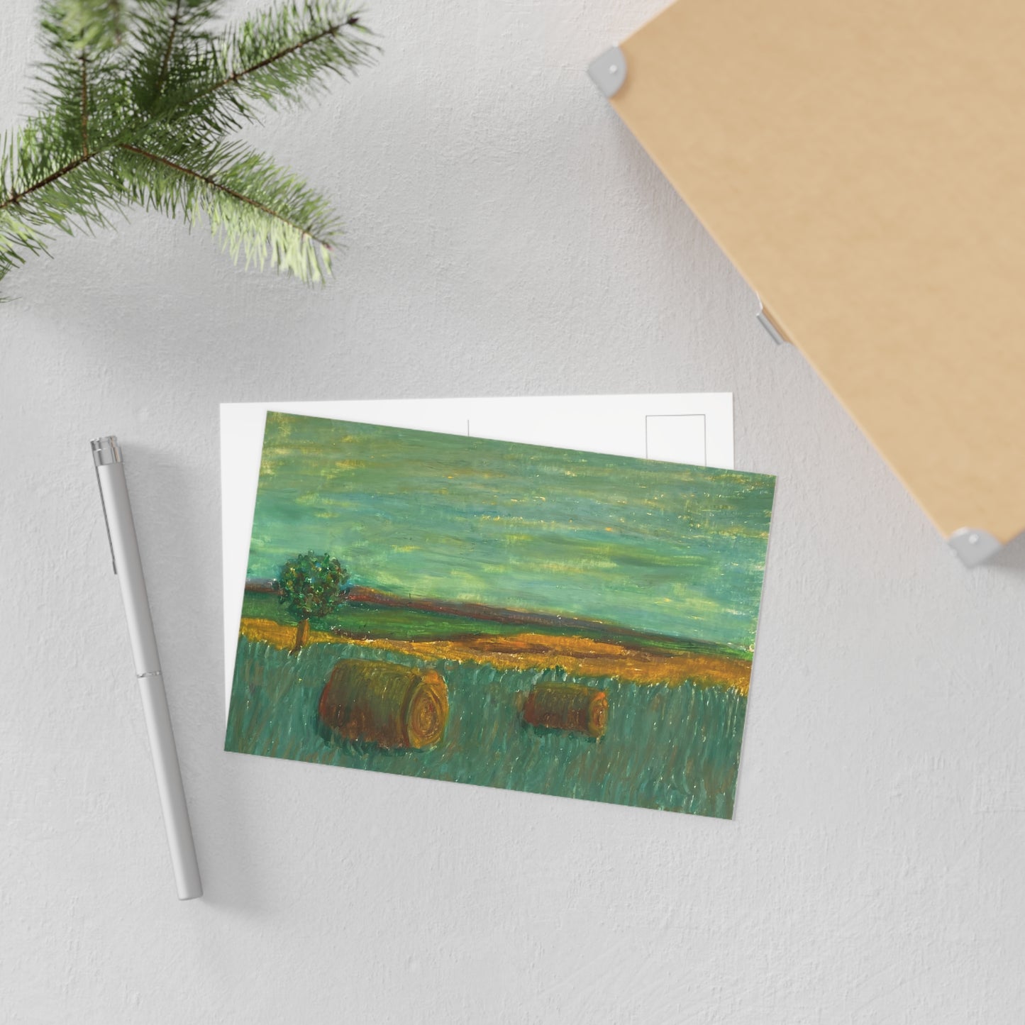 "Rolling Hills" Postcard