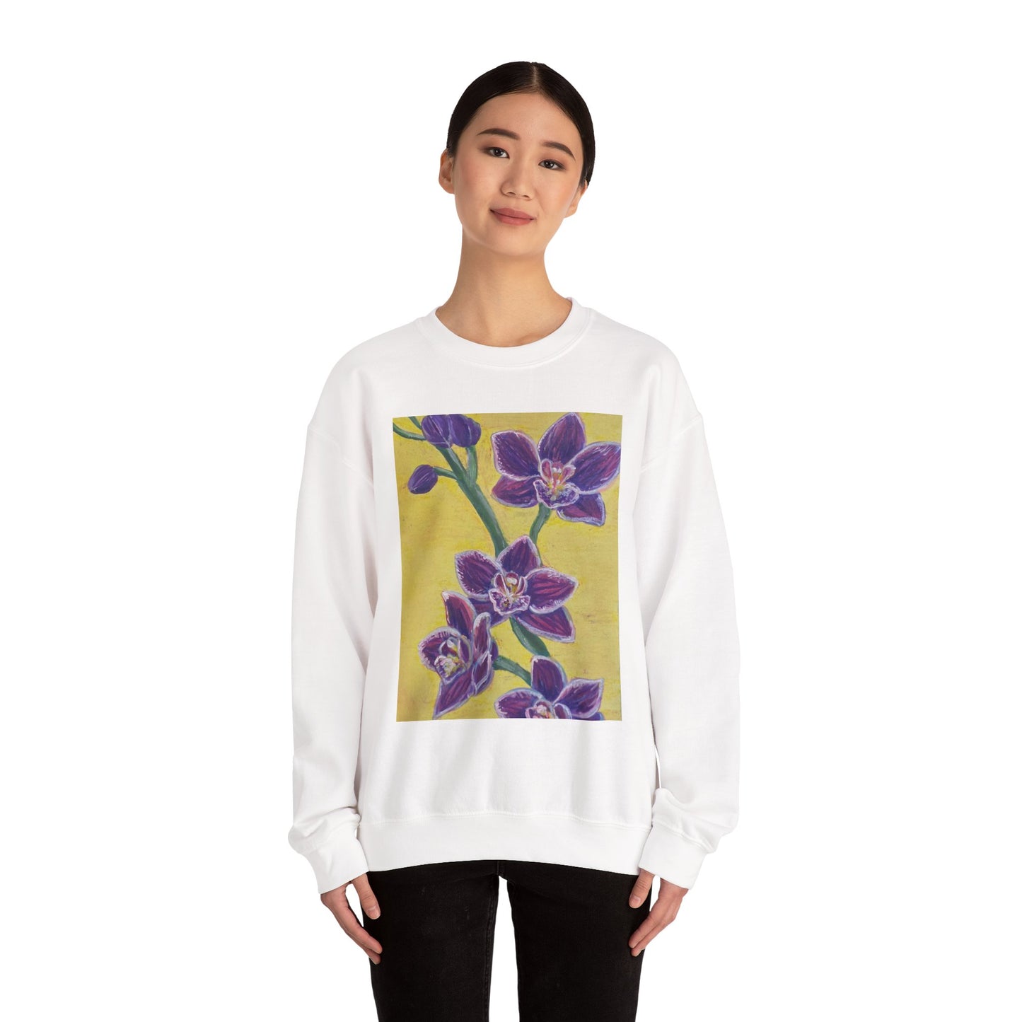 "Orchids" Crewneck - Gildan